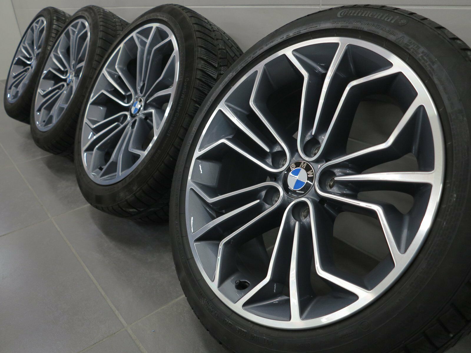 Llantas de invierno de 18 pulgadas originales BMW X1 E84 Styling 323 6789147 Neumáticos de invierno (C7)