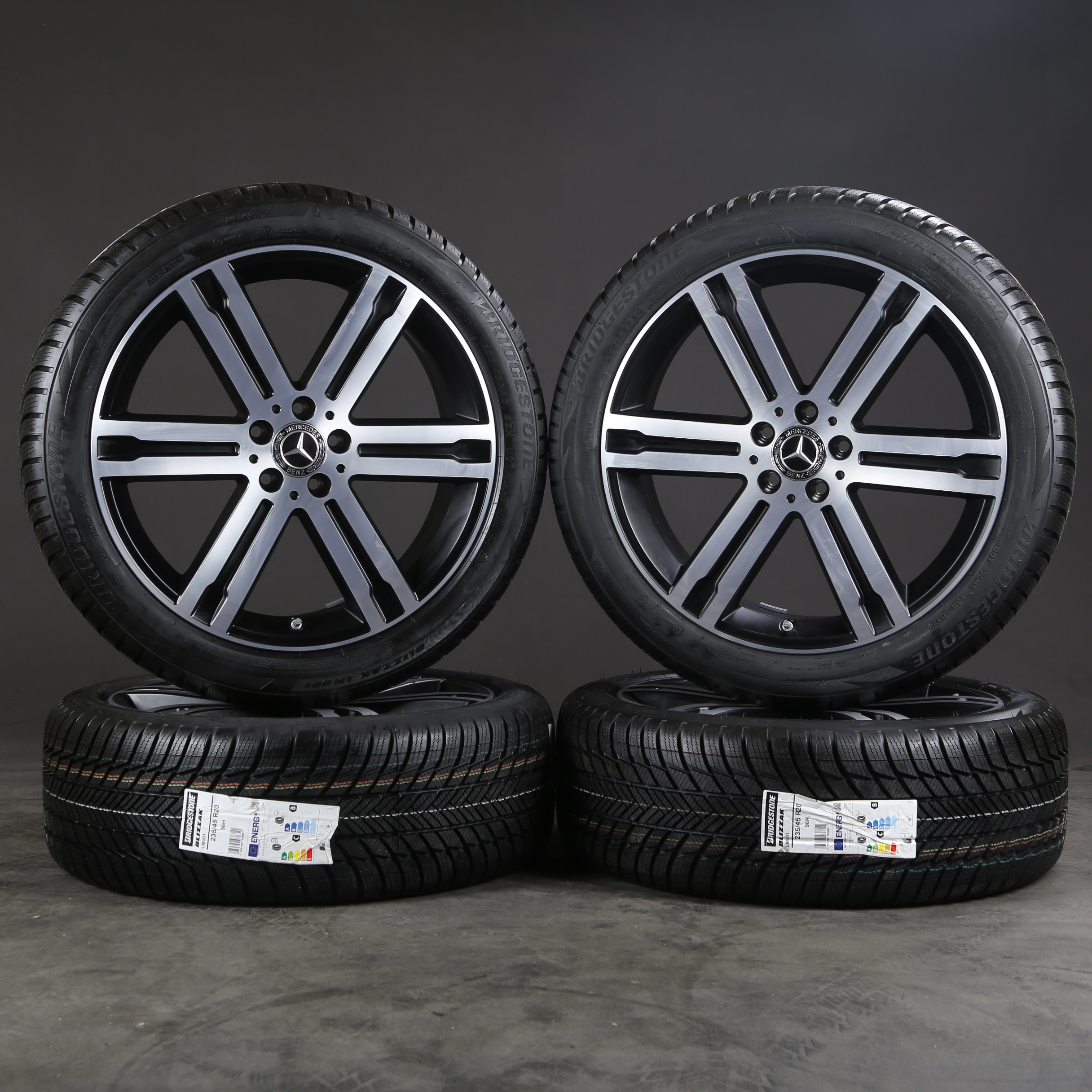 Llantas de invierno de 19 pulgadas originales Mercedes GLB X247 GLA H247 A2474014000 Neumáticos de invierno