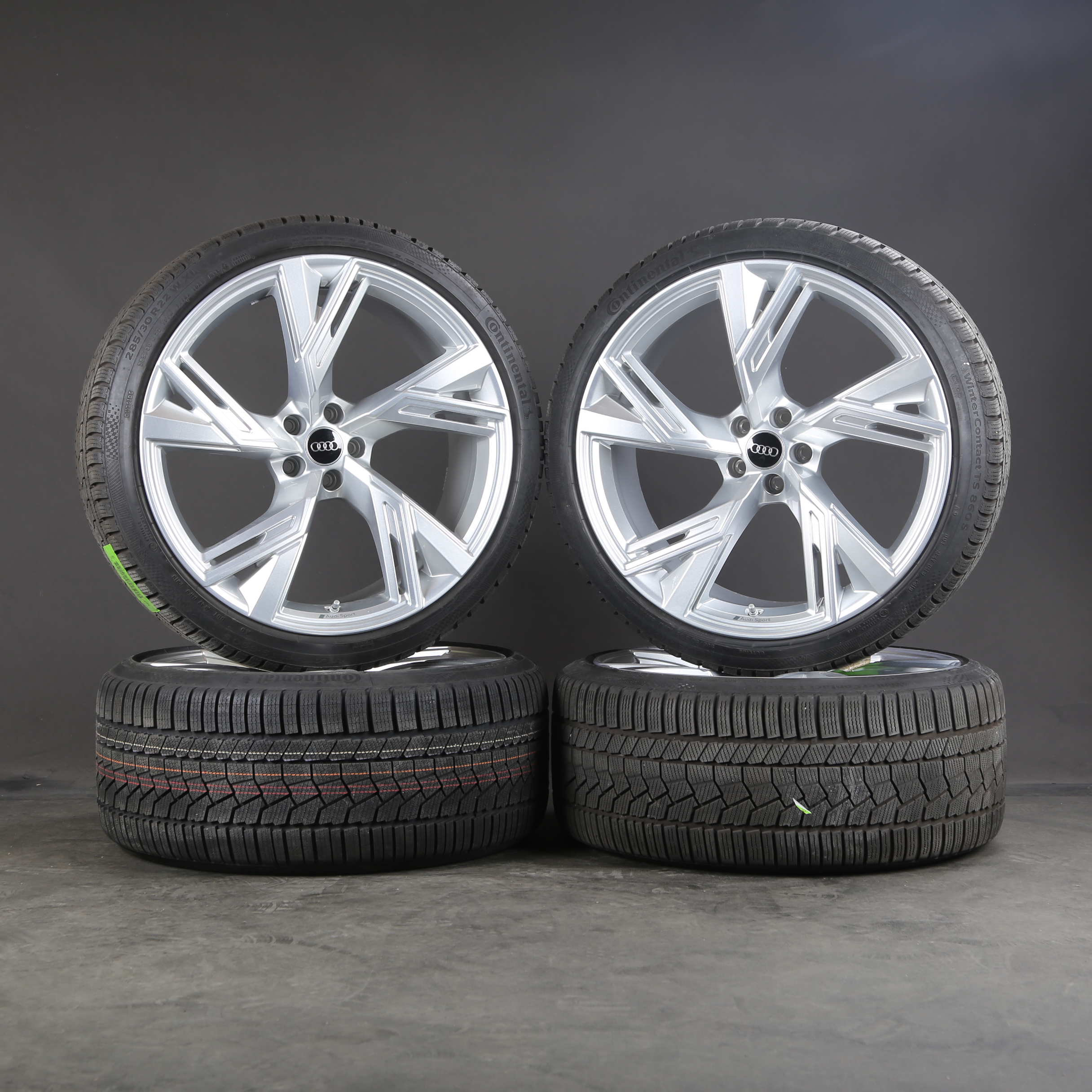 22 pouces roues d'hiver d'origine Audi RS6 RS7 4K C8 trapèze 4K0601025R pneus d'hiver