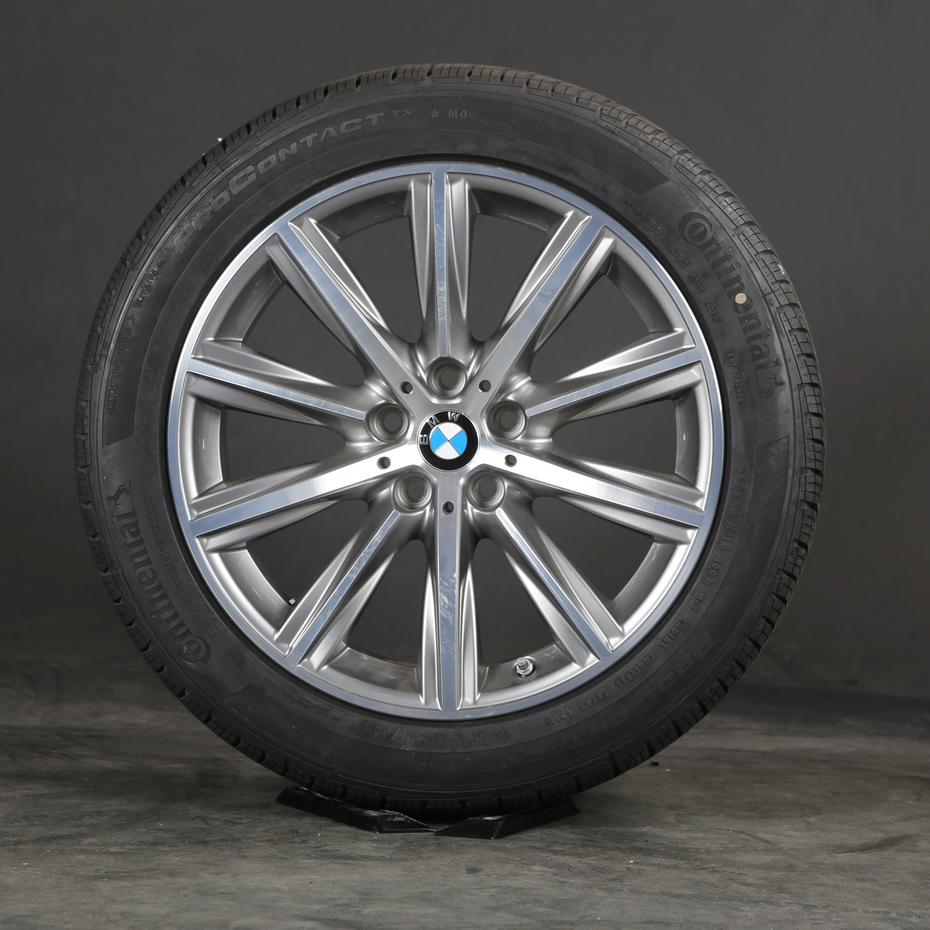 18-tommer helårsfælge original BMW 5-serie G30 Styling 684 6874441 G31 All-weather