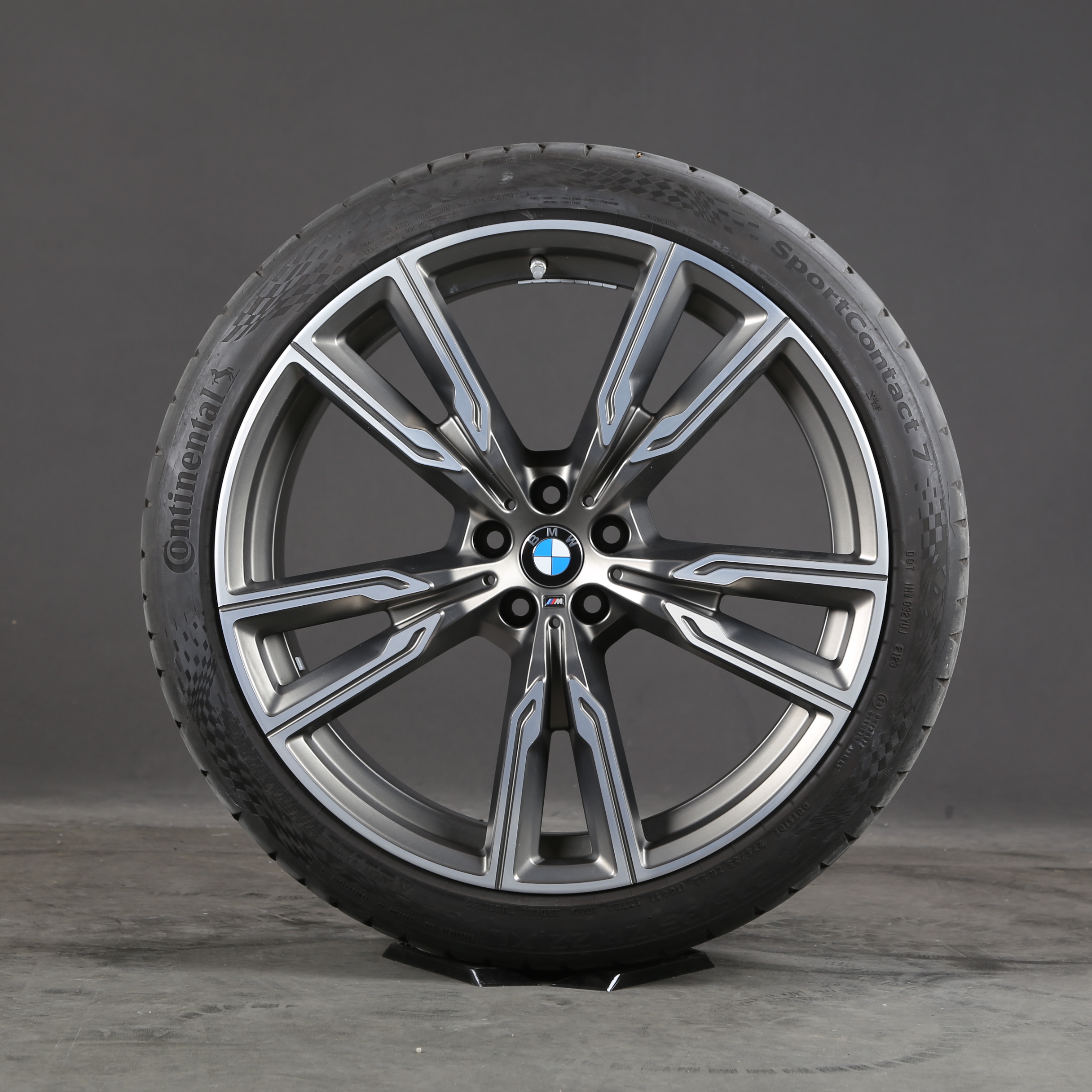 22 pouces roues d'été d'origine BMW X6 G06 X5 G05 Jantes en aluminium M747 8072002 8072003