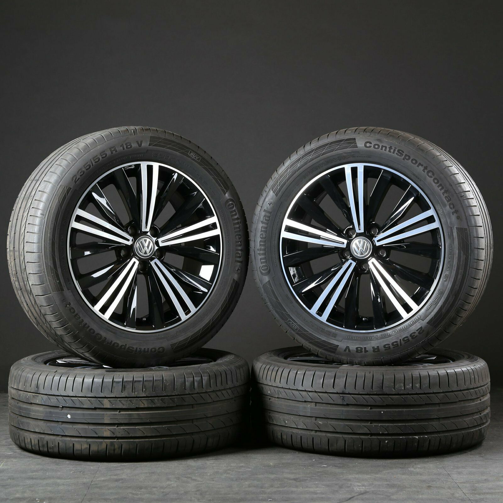 18 pouces Nizza roues d'été originales VW Tiguan II AD1 jantes en aluminium 5NA601025C