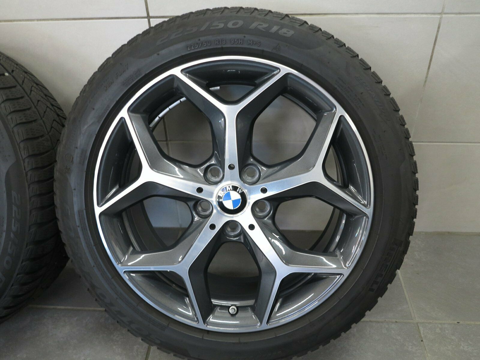 18 pulgadas ruedas de invierno original BMW X1 F48 X2 F39 juego de ruedas de invierno 569 llantas 6856070