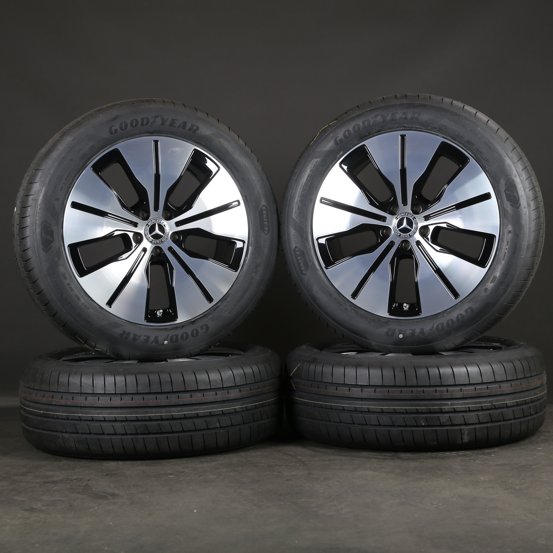 19 pouces roues d'été d'origine Mercedes EQC N293 A2934010200 pneus d'été