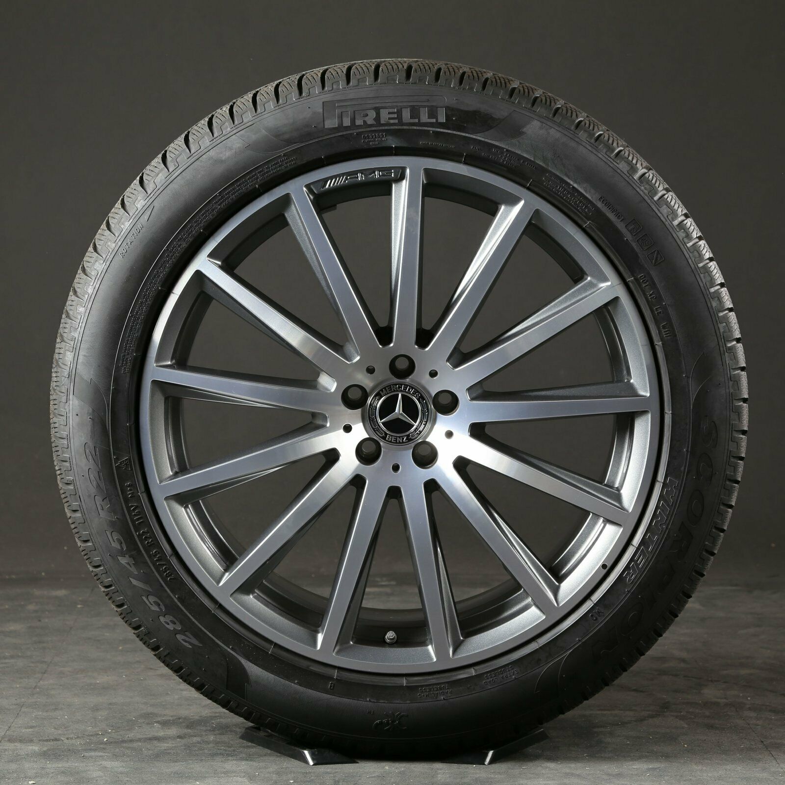 22 pouces roues d'hiver d'origine Mercedes AMG GLS X167 + 63 AMG A1674017500