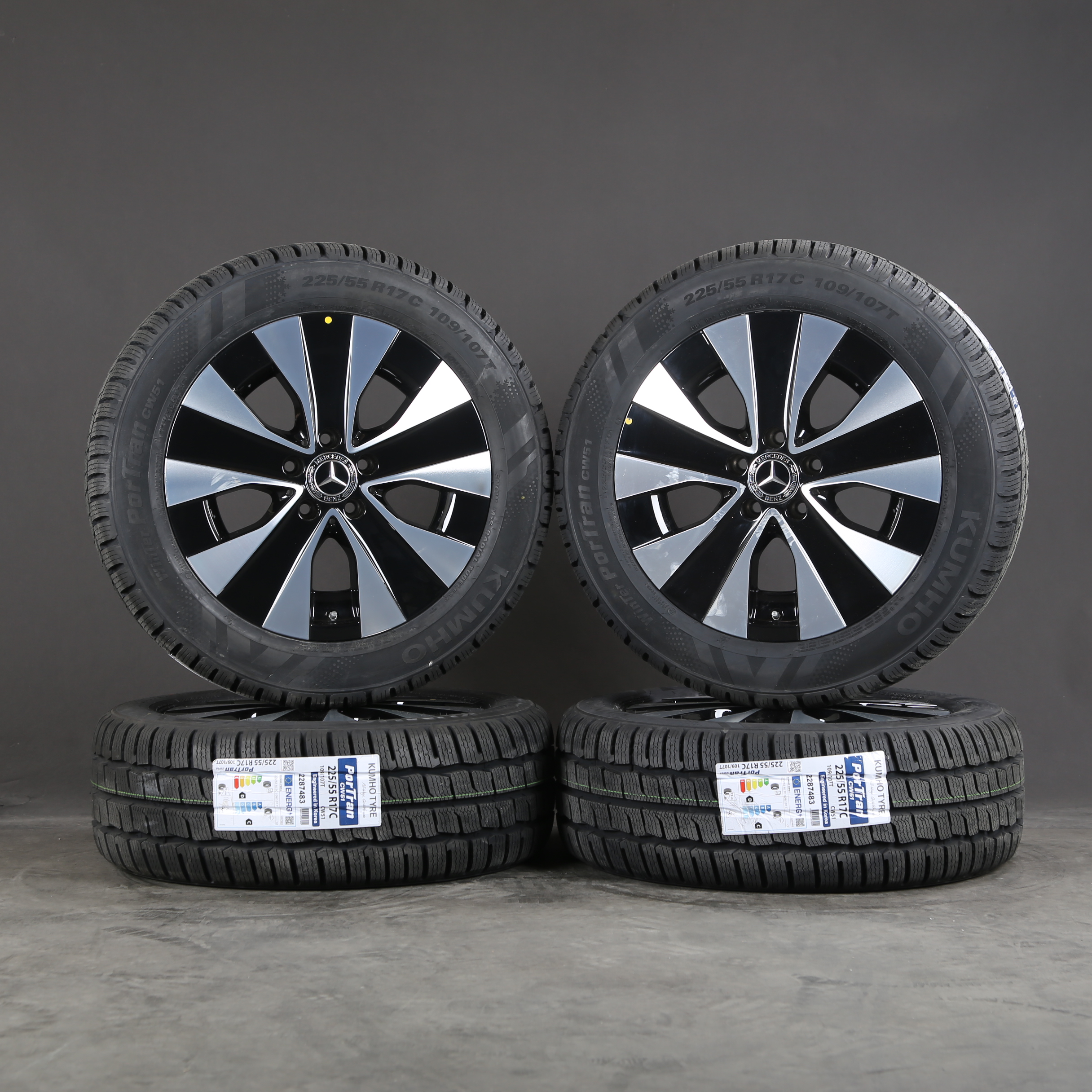 17-inch winter wheels original Mercedes V-Class EQV A4474015200 A4484011100