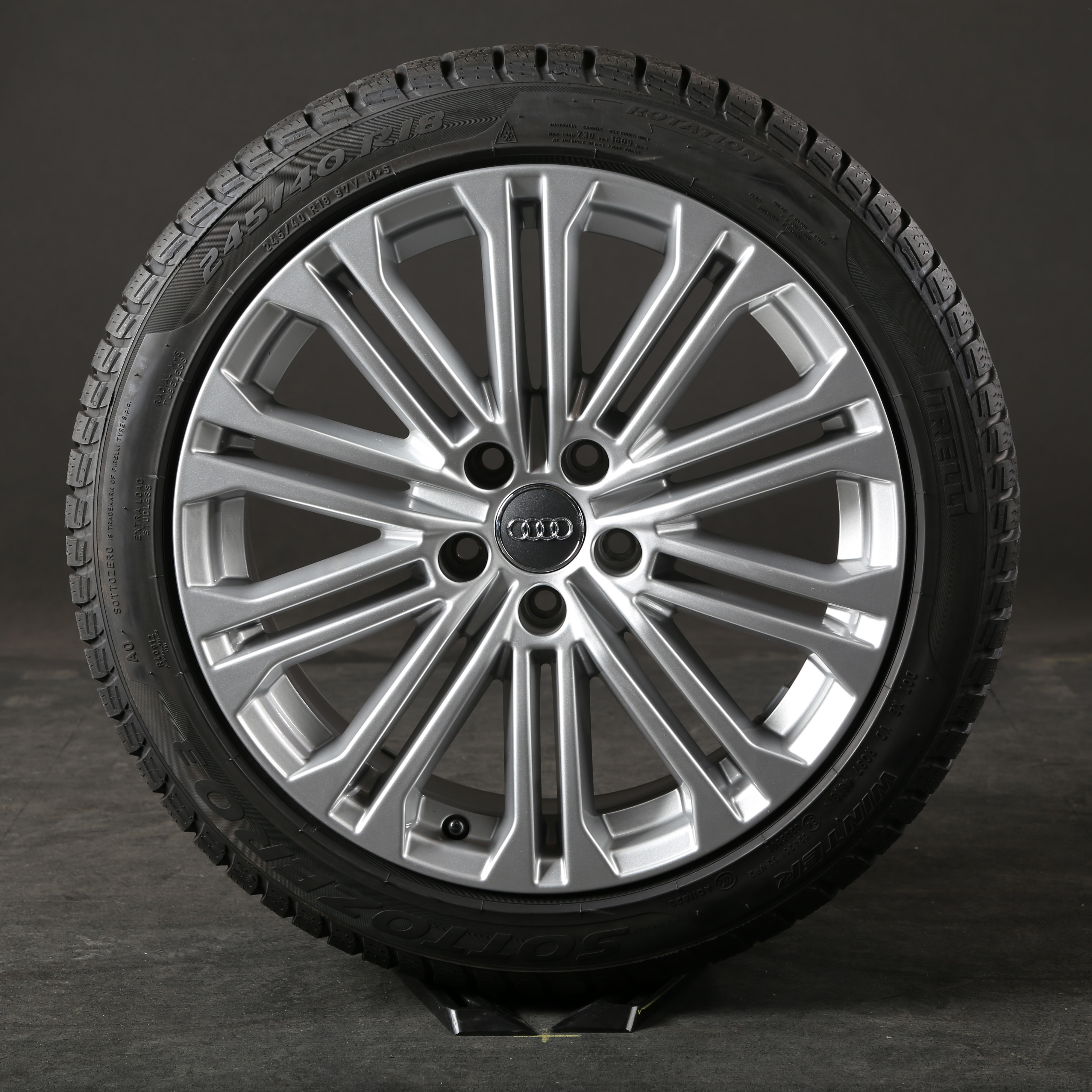 18 pouces roues d'hiver d'origine Audi A5 S5 8T 8F F5 8W0601025EE pneus d'hiver