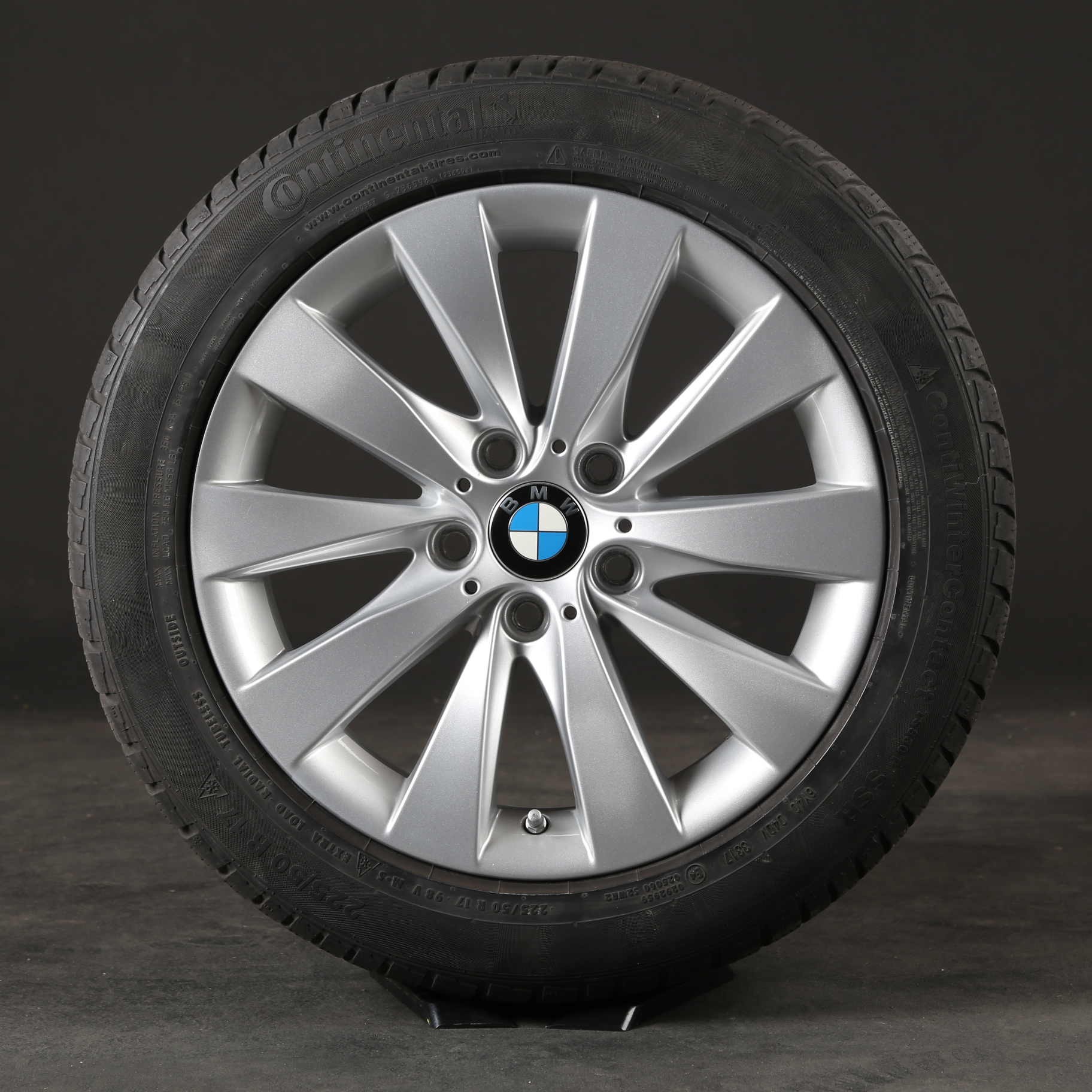 17 pouces roues d'hiver d'origine BMW Série 3 F30 F31 Série 4 F32 F33 F36 413 Jantes en aluminium