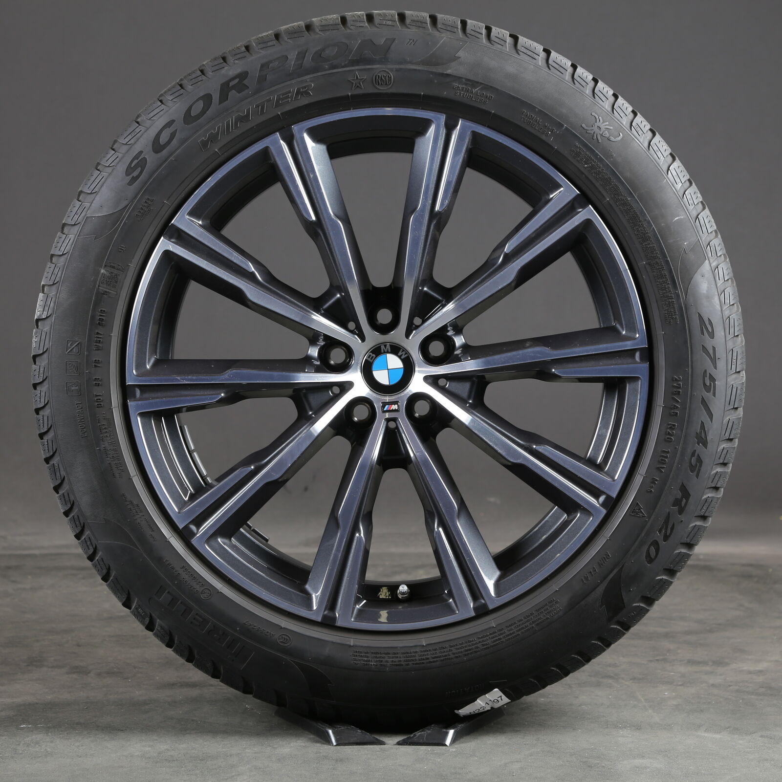 Ruedas de invierno de 20 pulgadas originales BMW X5 X6 G05 G06 M740 8071996 neumáticos de invierno