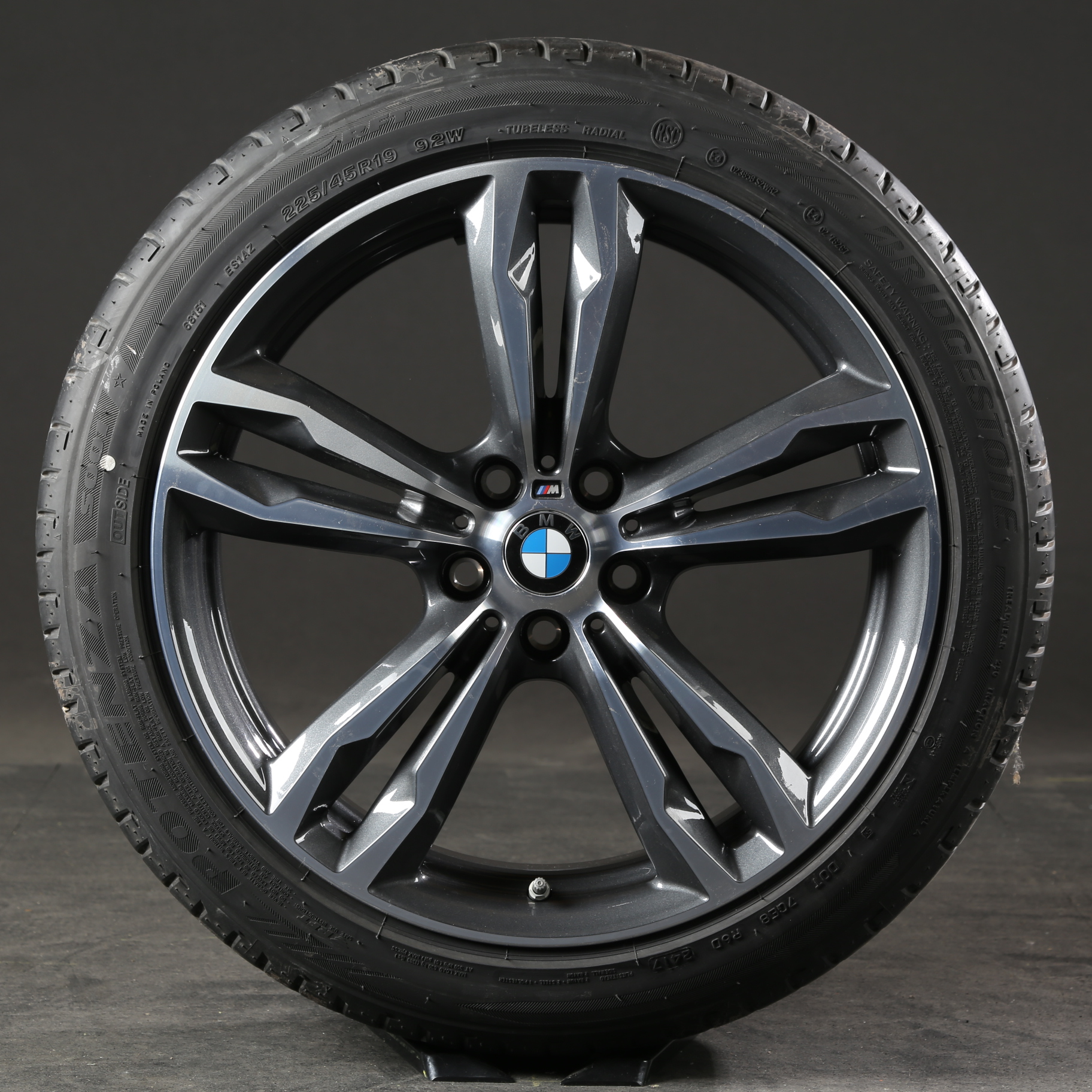19 pouces roues d'été d'origine BMW X1 F48 X2 F39 M572 572 7849120 pneus d'été