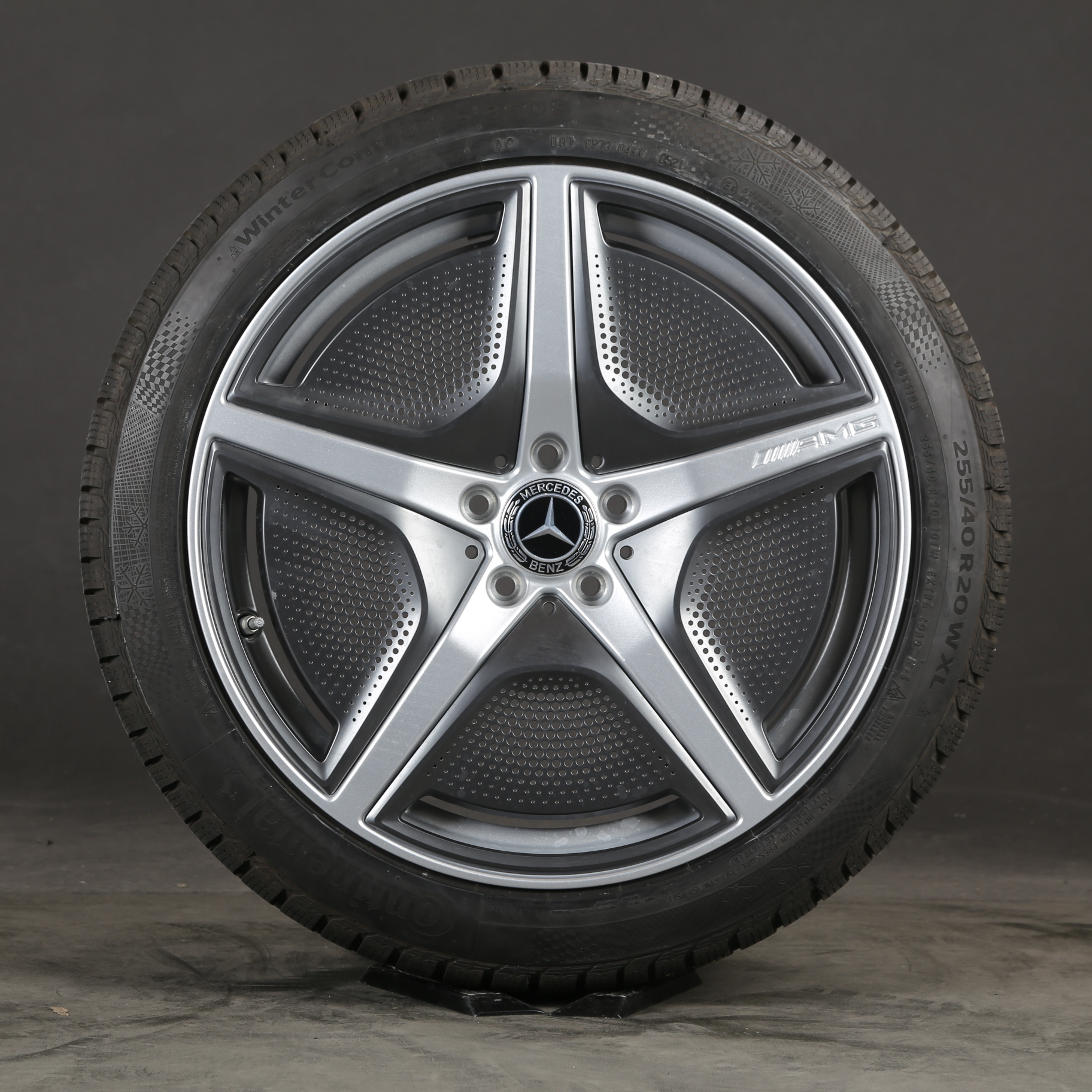 20 pouces AMG roues d'hiver d'origine Mercedes EQE V295 A2954012300 pneus d'hiver
