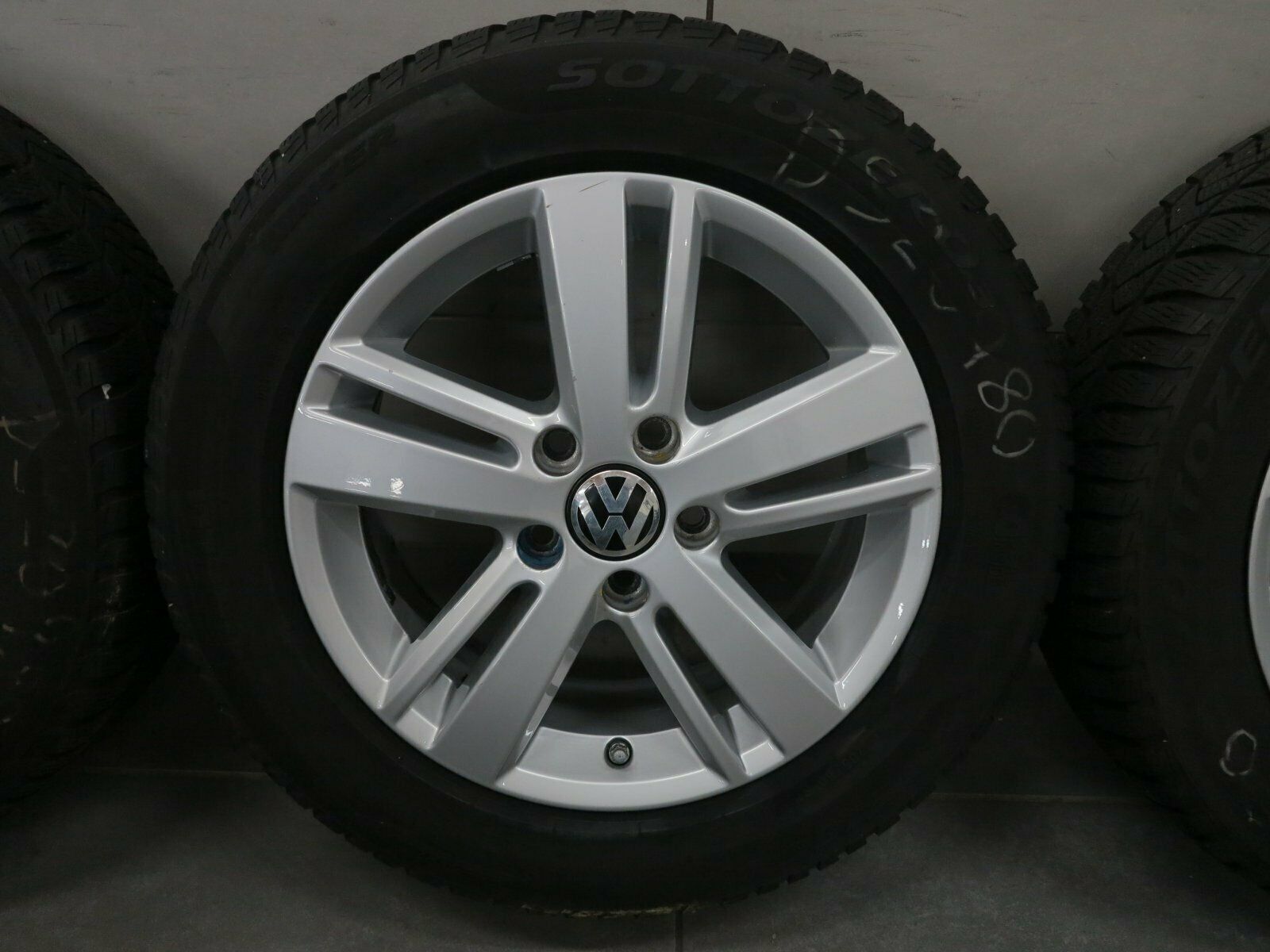 16 inch winterwielen origineel VW Touran II 5T1 Stratford velgen 5K0601025AH
