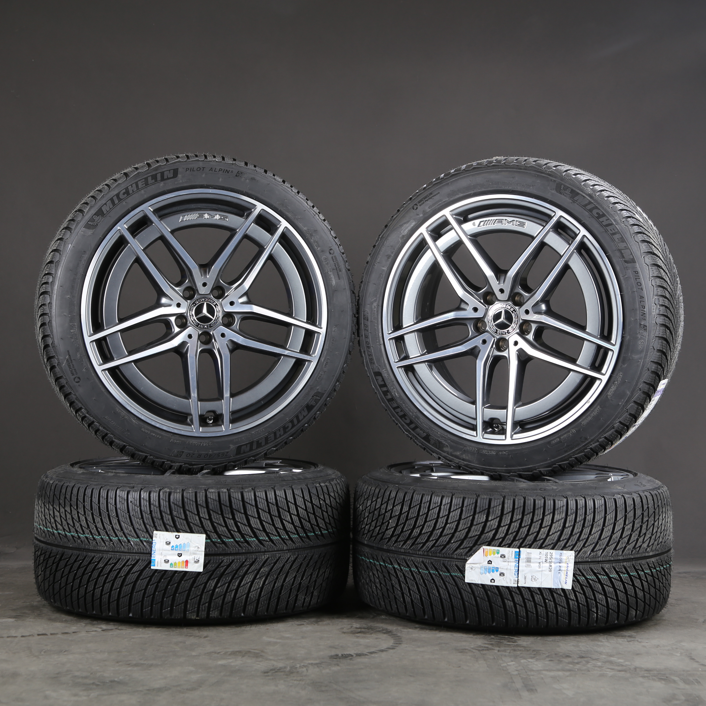 Llantas de invierno de 20 pulgadas originales Mercedes SL AMG R232 A2324012100 Neumáticos de invierno