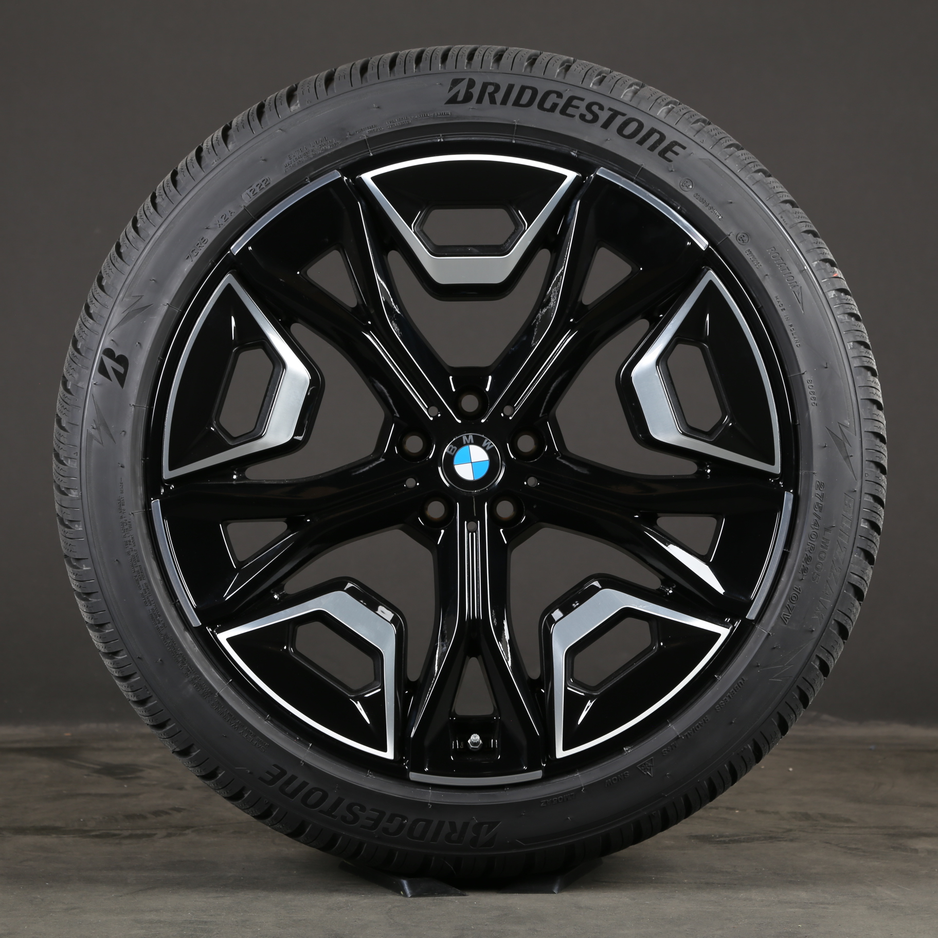 Originale 22-tommer BMW iX vinterhjul i20 aluminiumsfælge Styling 1020 36115A02659