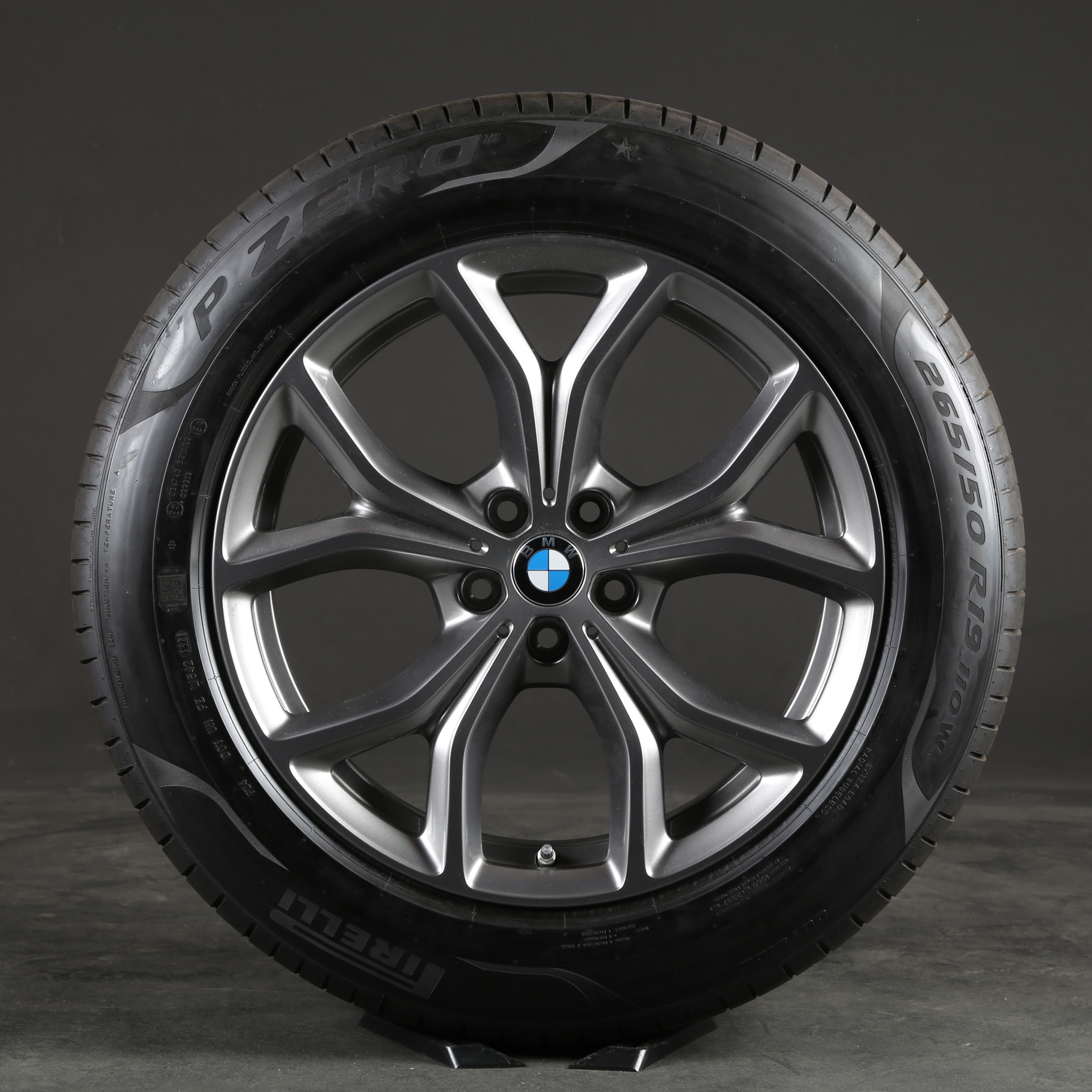 19 inch BMW X5 G05 X6 G06 zomerwielen origineel 735 aluminium velgen 6883752 Ferricgrey