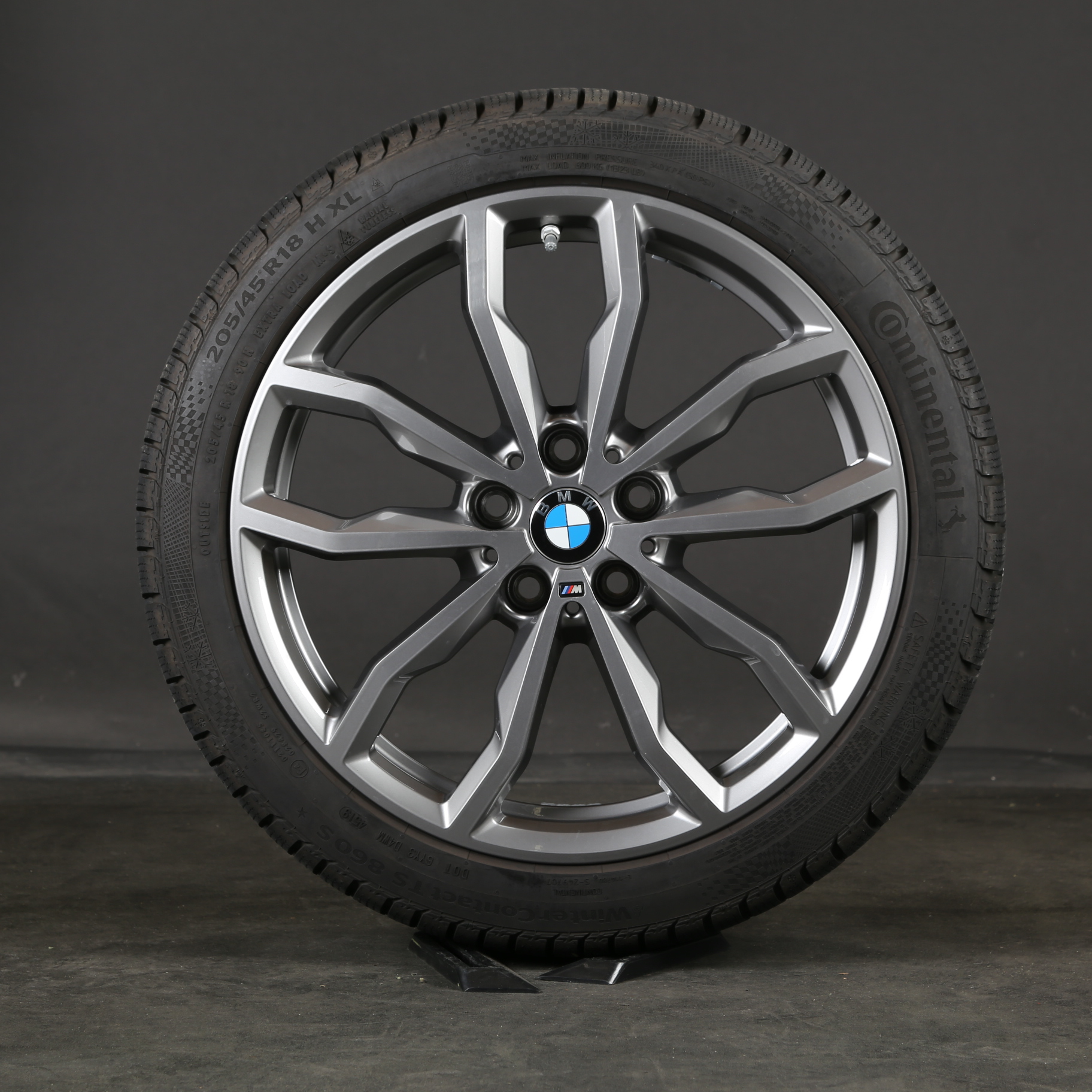 18 pouces BMW Série 1 F40 Série 2 F44 roues d'hiver d'origine M711 jantes 6877550 711 M