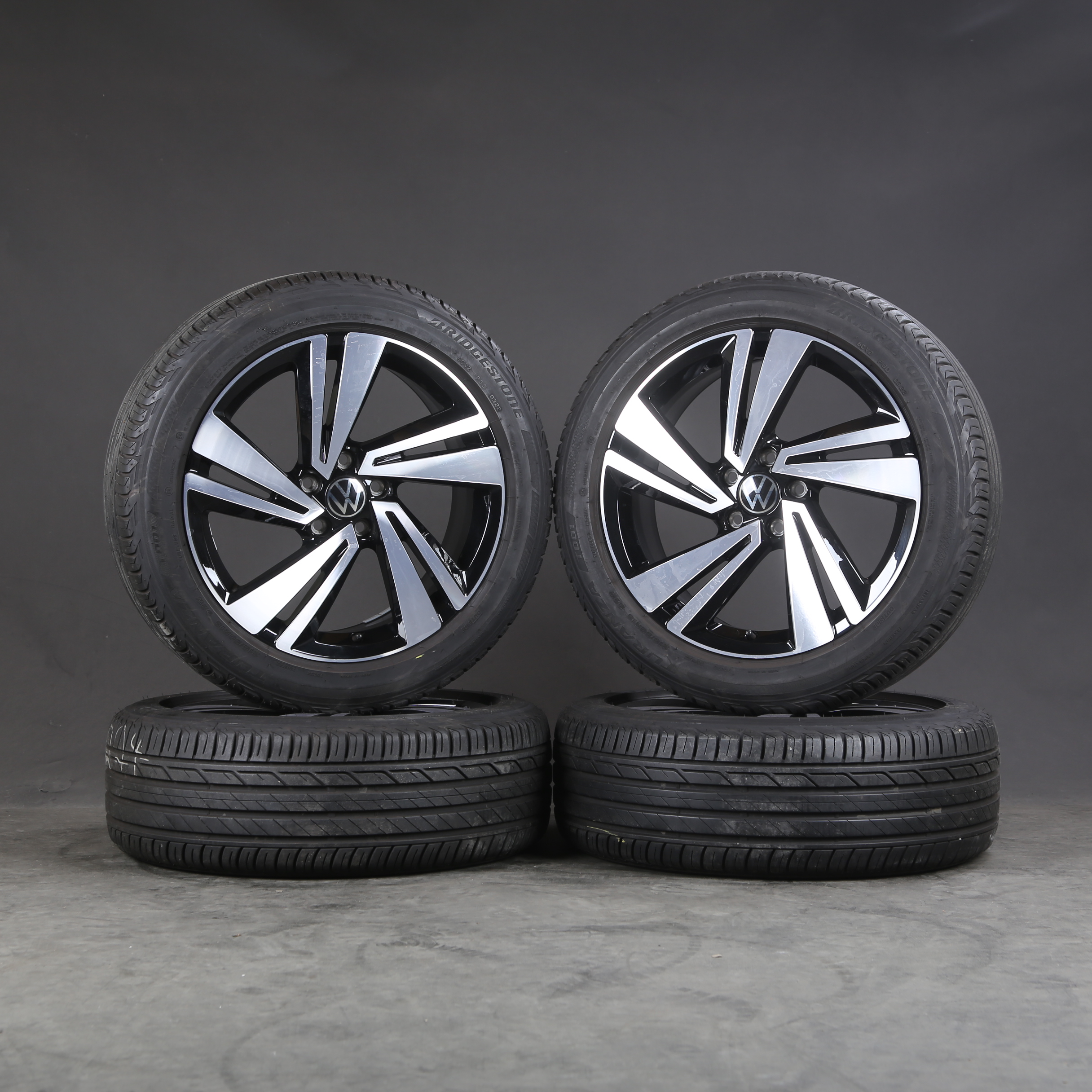 18 pouces roues d'été d'origine VW T-Roc Nevada 2GA601025AN pneus d'été