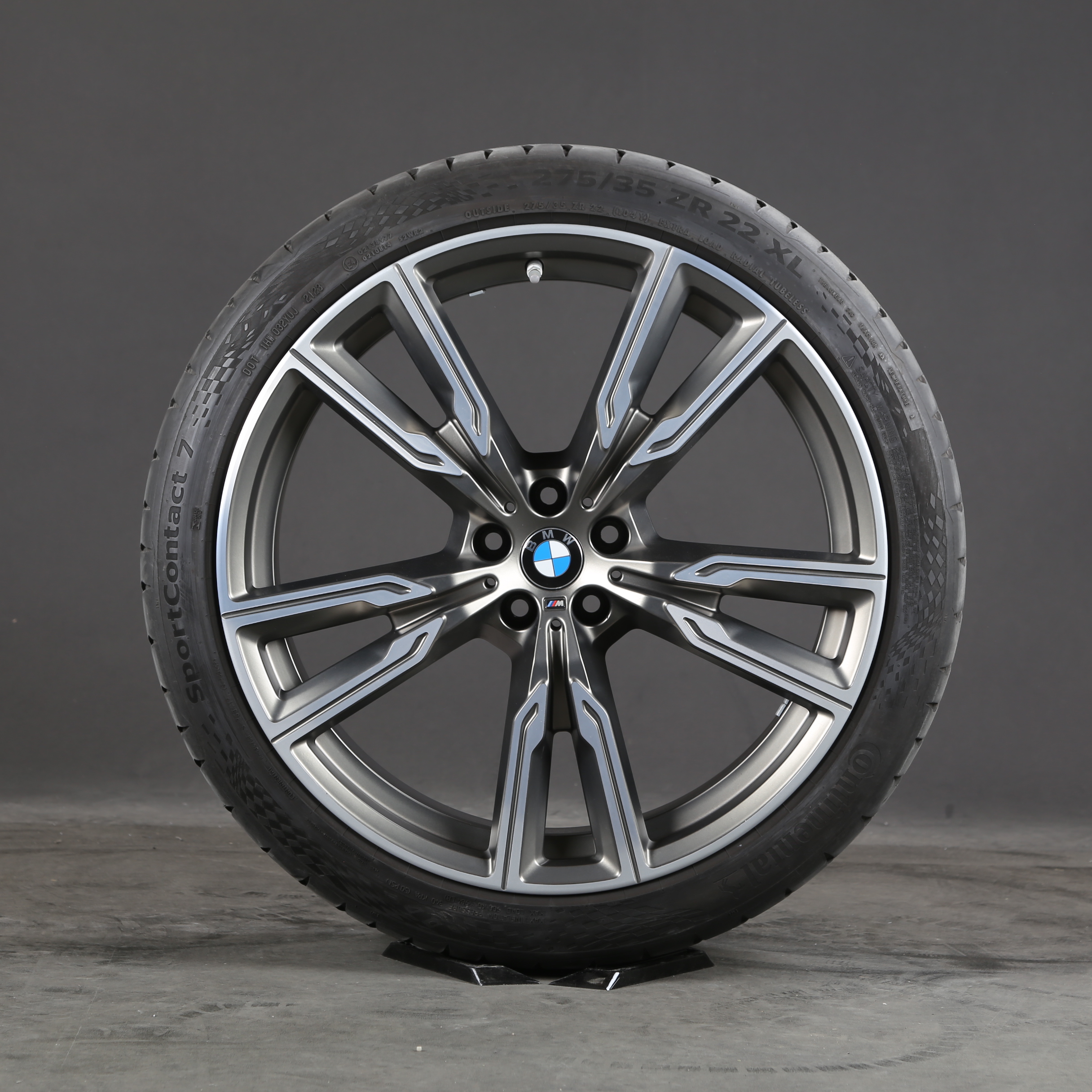 22 inch zomerwielen origineel BMW X6 G06 X5 G05 aluminium velgen M747 8072002 8072003