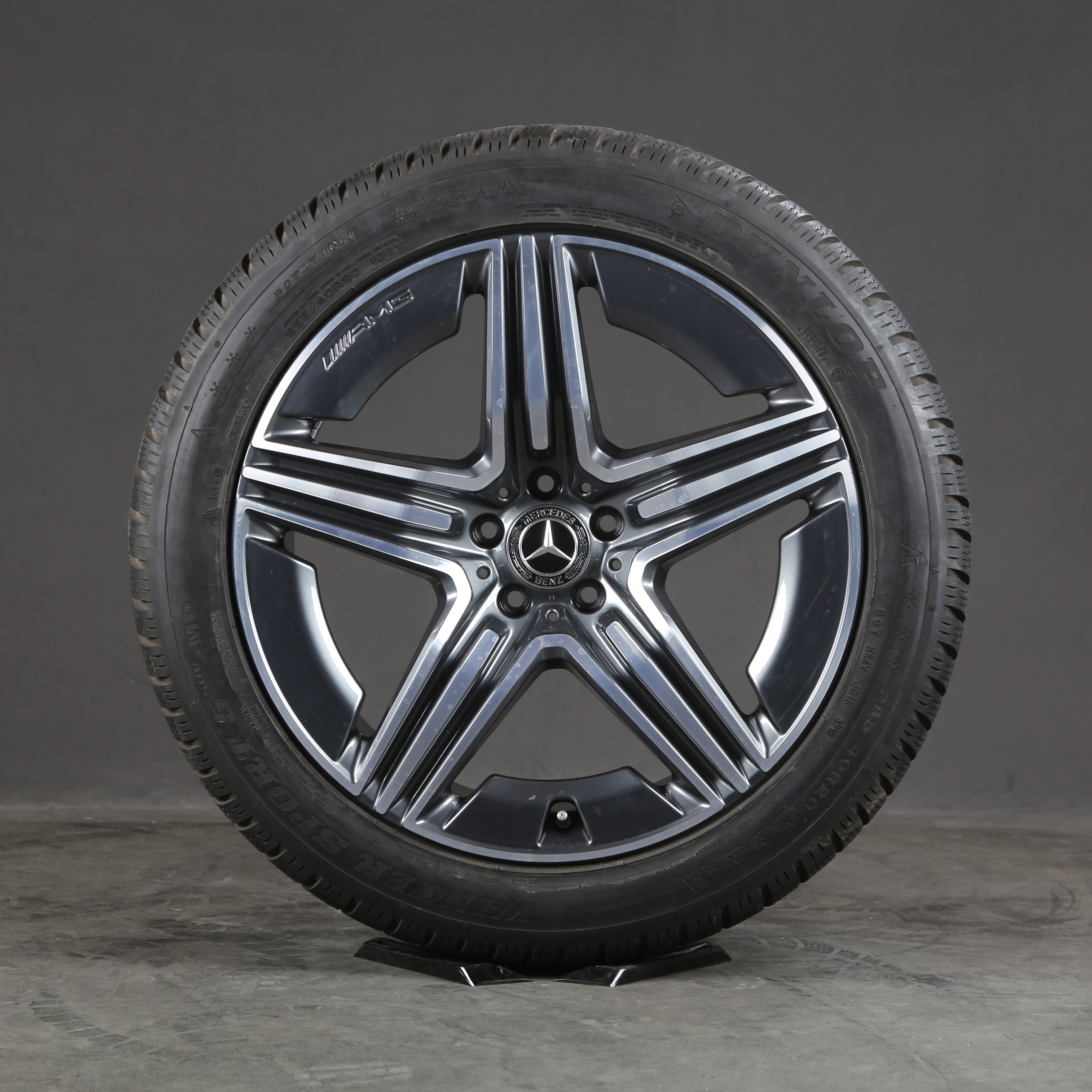 20 tommer vinterhjul originale Mercedes GLC X254 C254 A2544010600 Vinterdæk