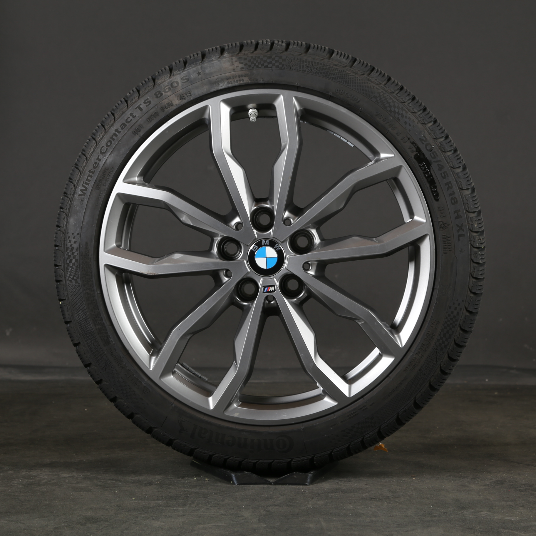 18 pouces BMW Série 1 F40 Série 2 F44 roues d'hiver d'origine M711 jantes 6877550 711 M