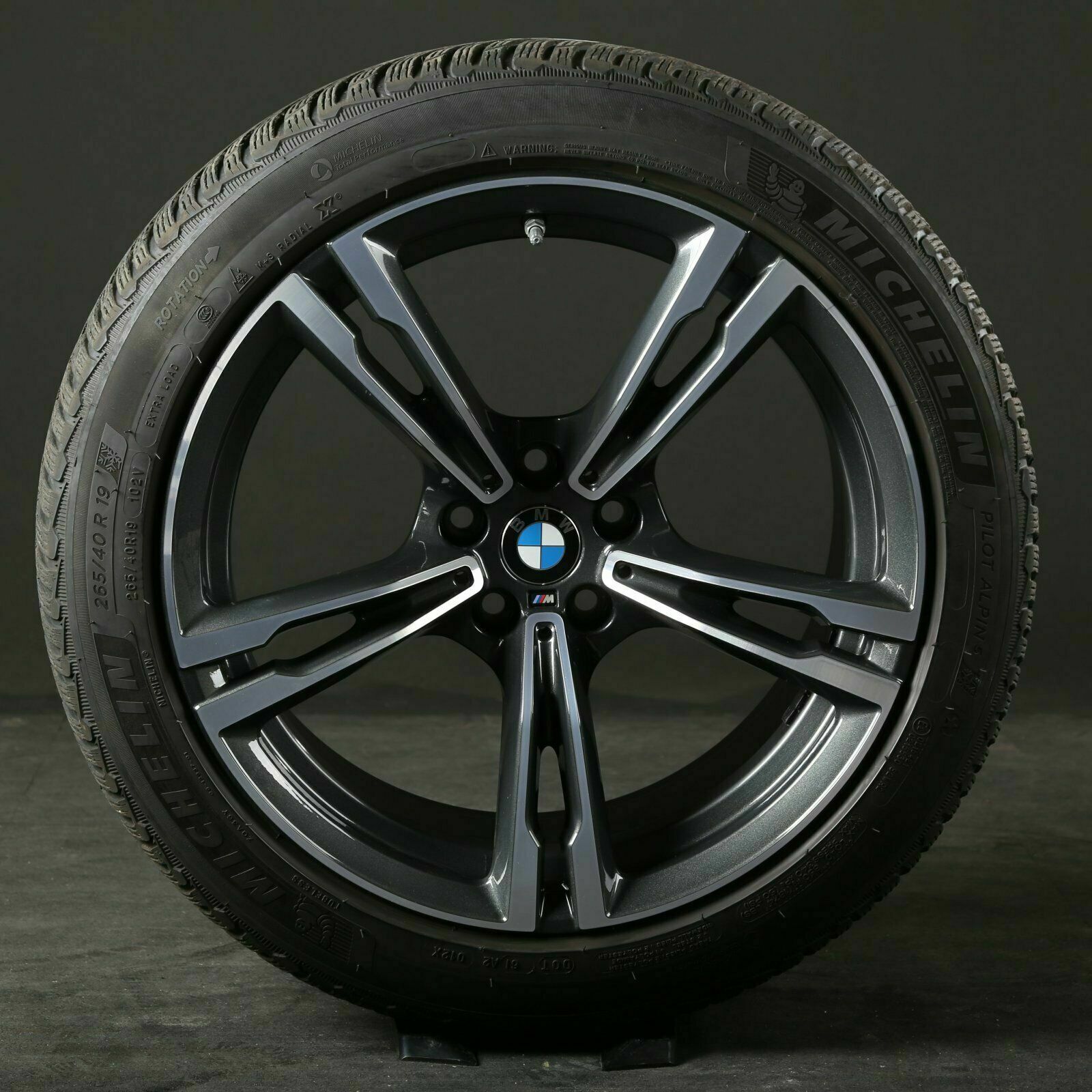 19 pouces roues d'hiver d'origine BMW M5 F90 M8 F91 F92 M705 7857075 7857076