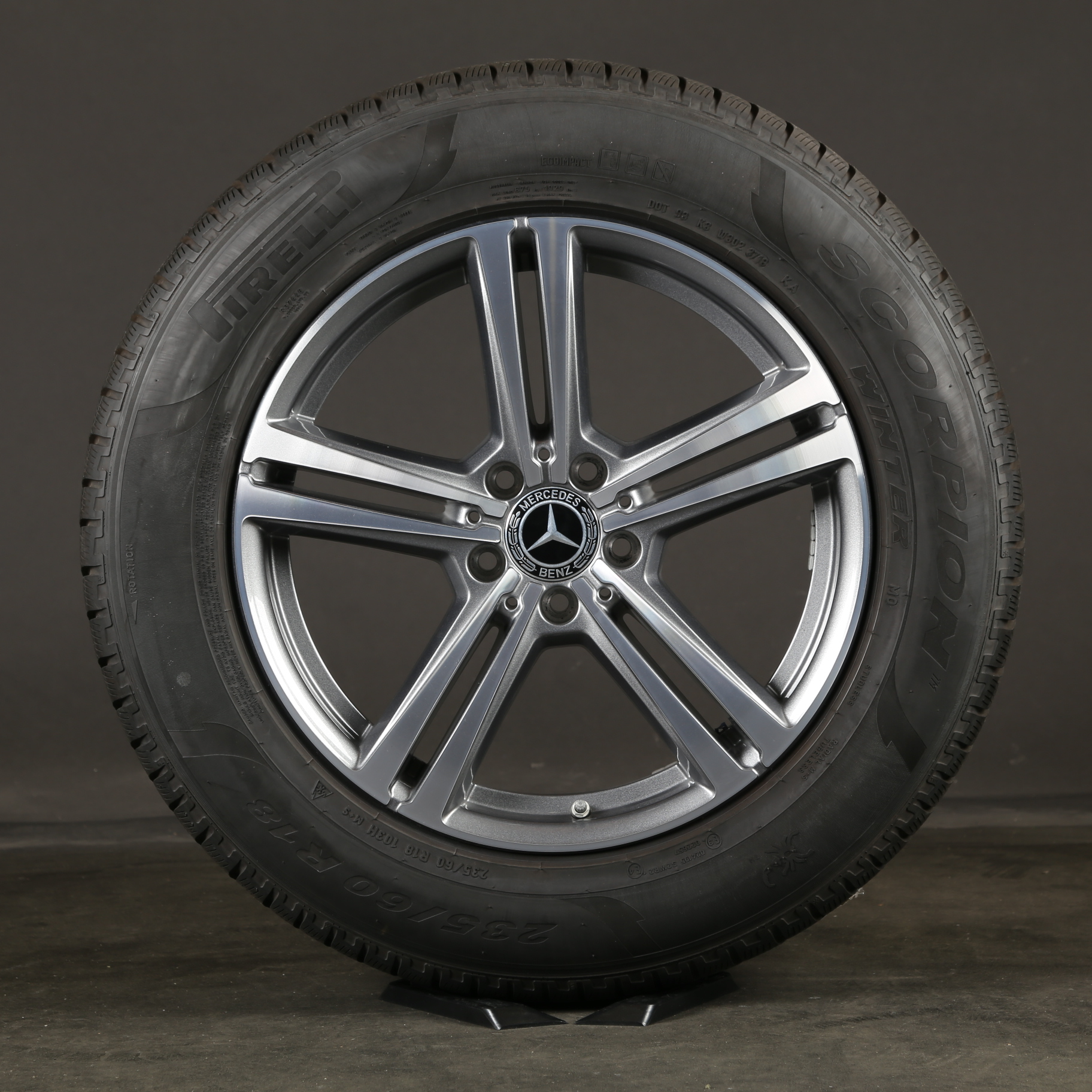 Llantas de invierno de 18 pulgadas originales Mercedes GLC X253 C253 A2534014500 Neumáticos de invierno
