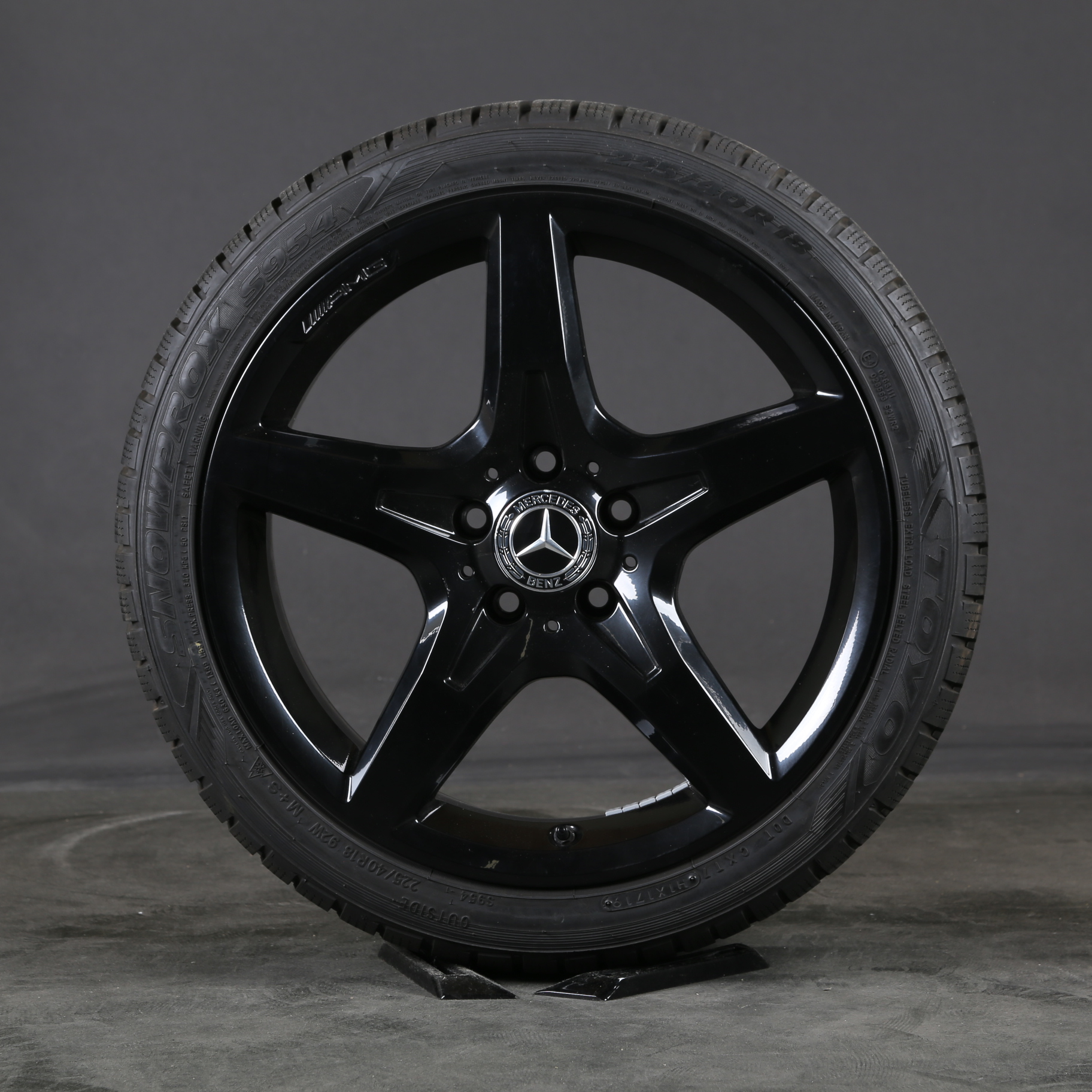 18 pouces roues d'hiver d'origine Mercedes SLK SLC AMG W172 R172 A1724012602 / 702