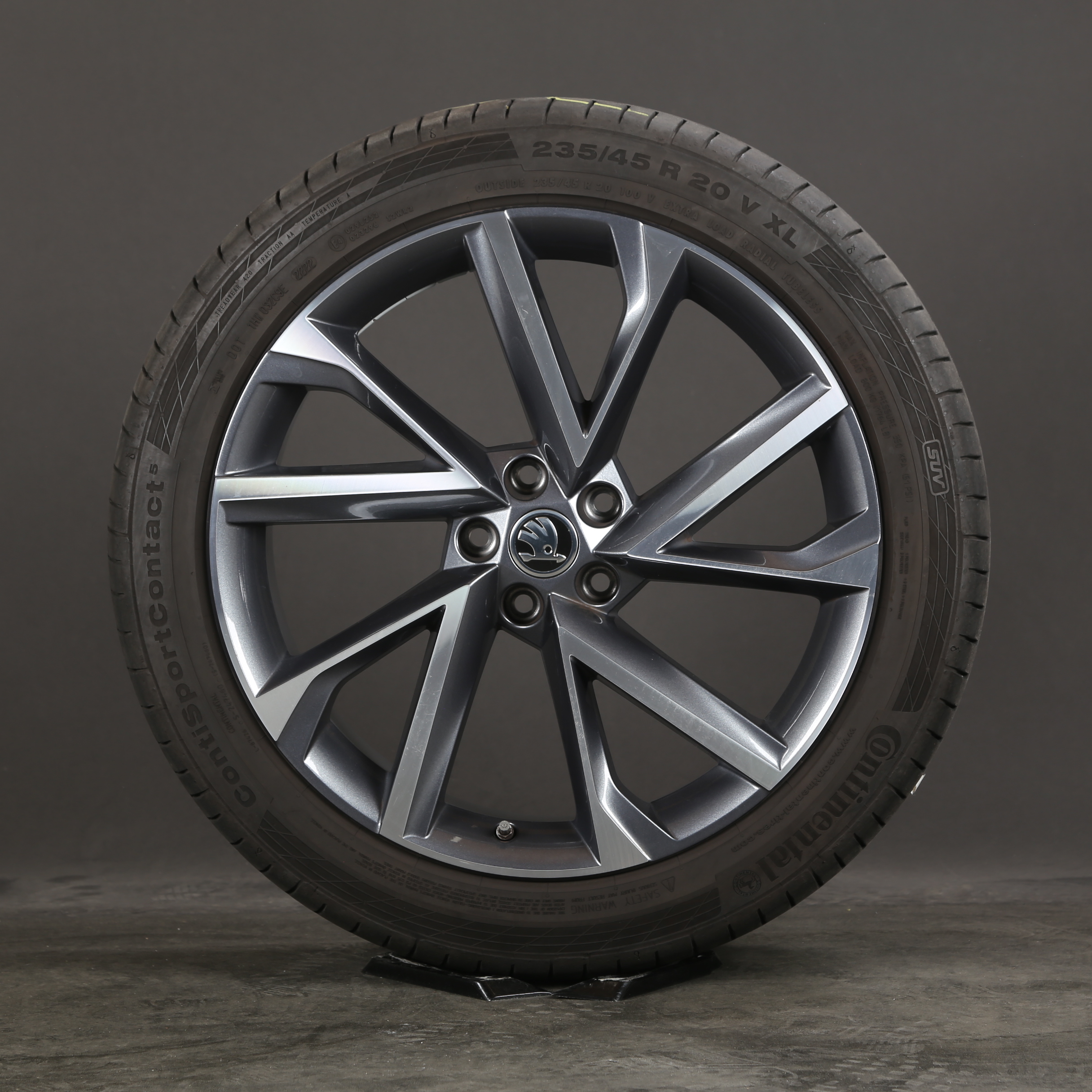 20 inch original Skoda Kodiaq NS7 summer wheels 565601025P summer tires