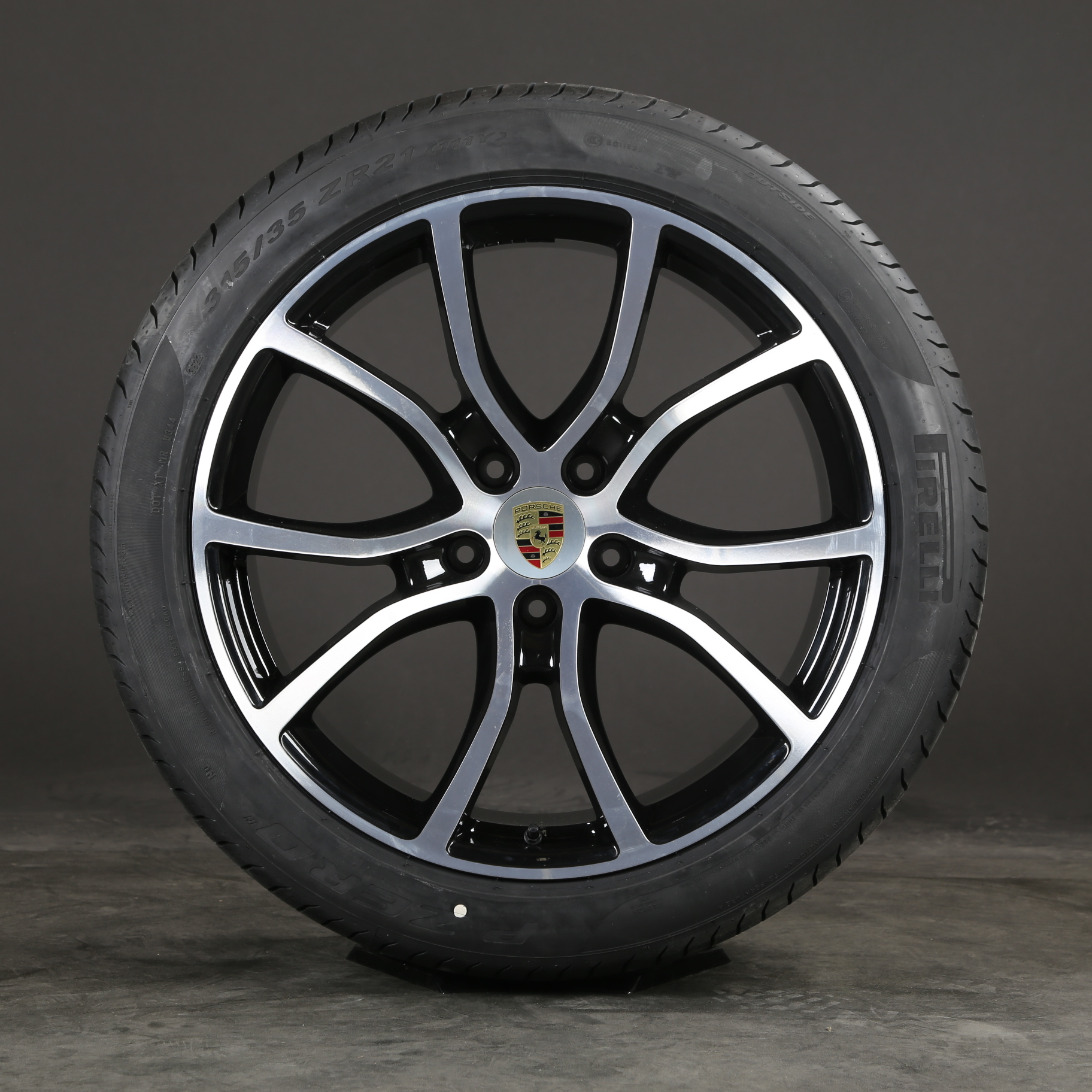 21 pouces roues d'été originales Porsche Cayenne 9Y Exclusive Design 9Y0601025BH NEUF