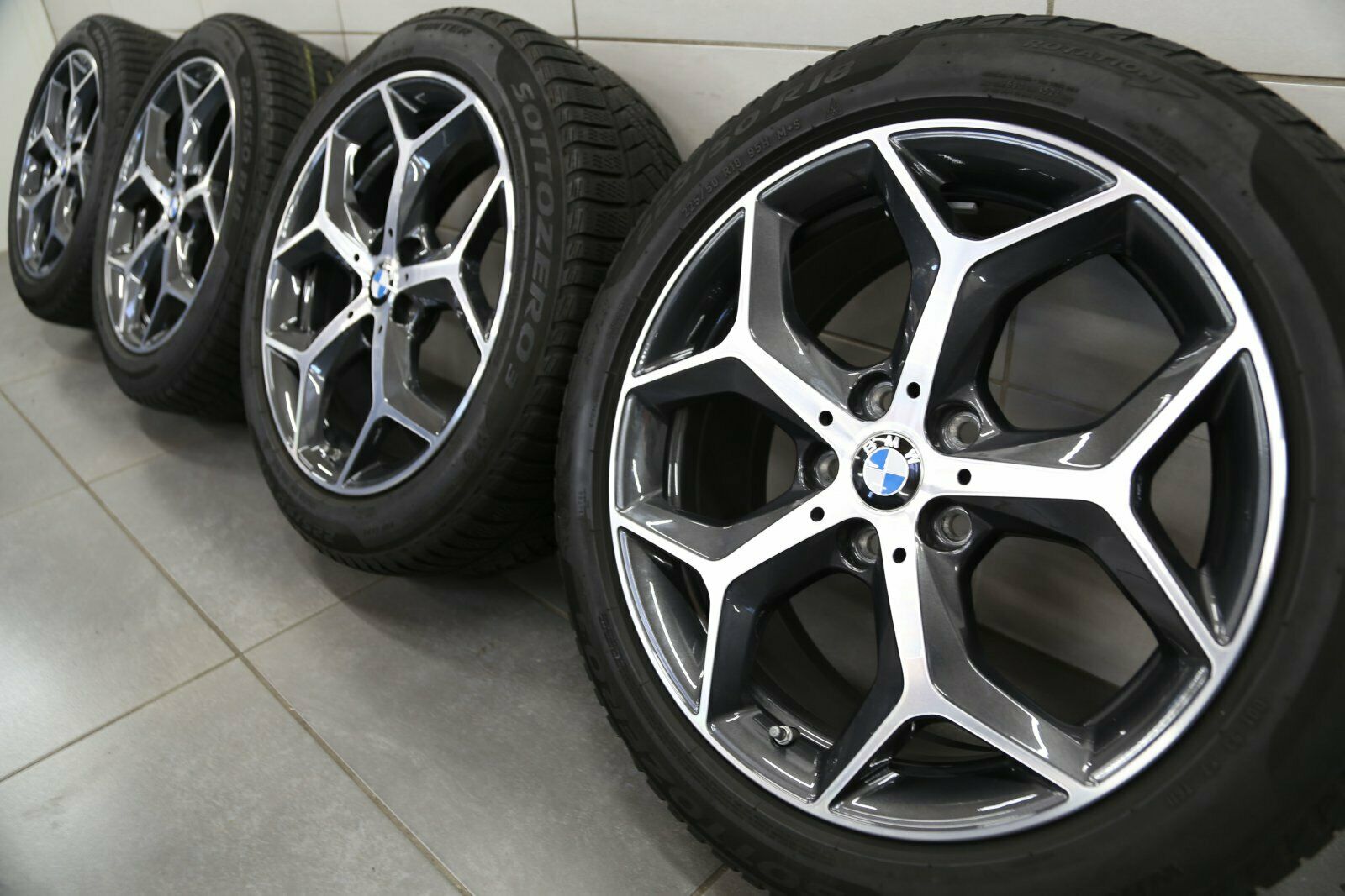 18 pouces BMW X1 F48 X2 F39 style original 569 roues d'hiver 6856070 hiver