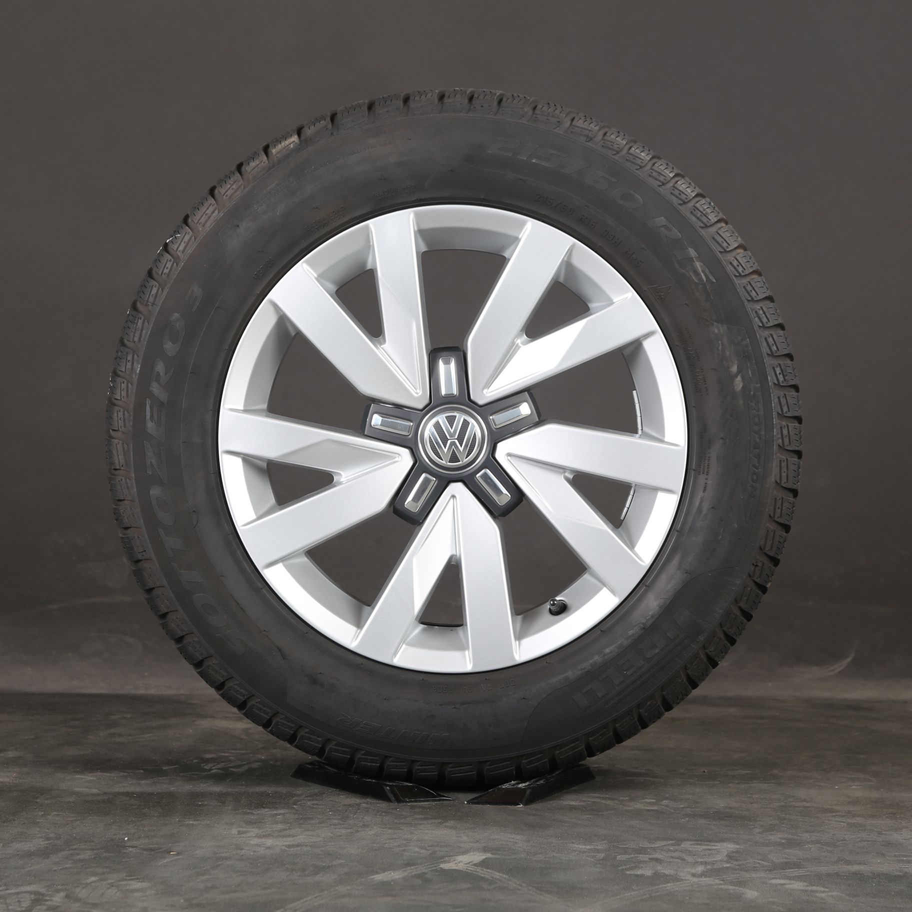 16 pouces Aragon roues d'hiver d'origine VW Passat B8 jantes 3G0601025A pneus d'hiver