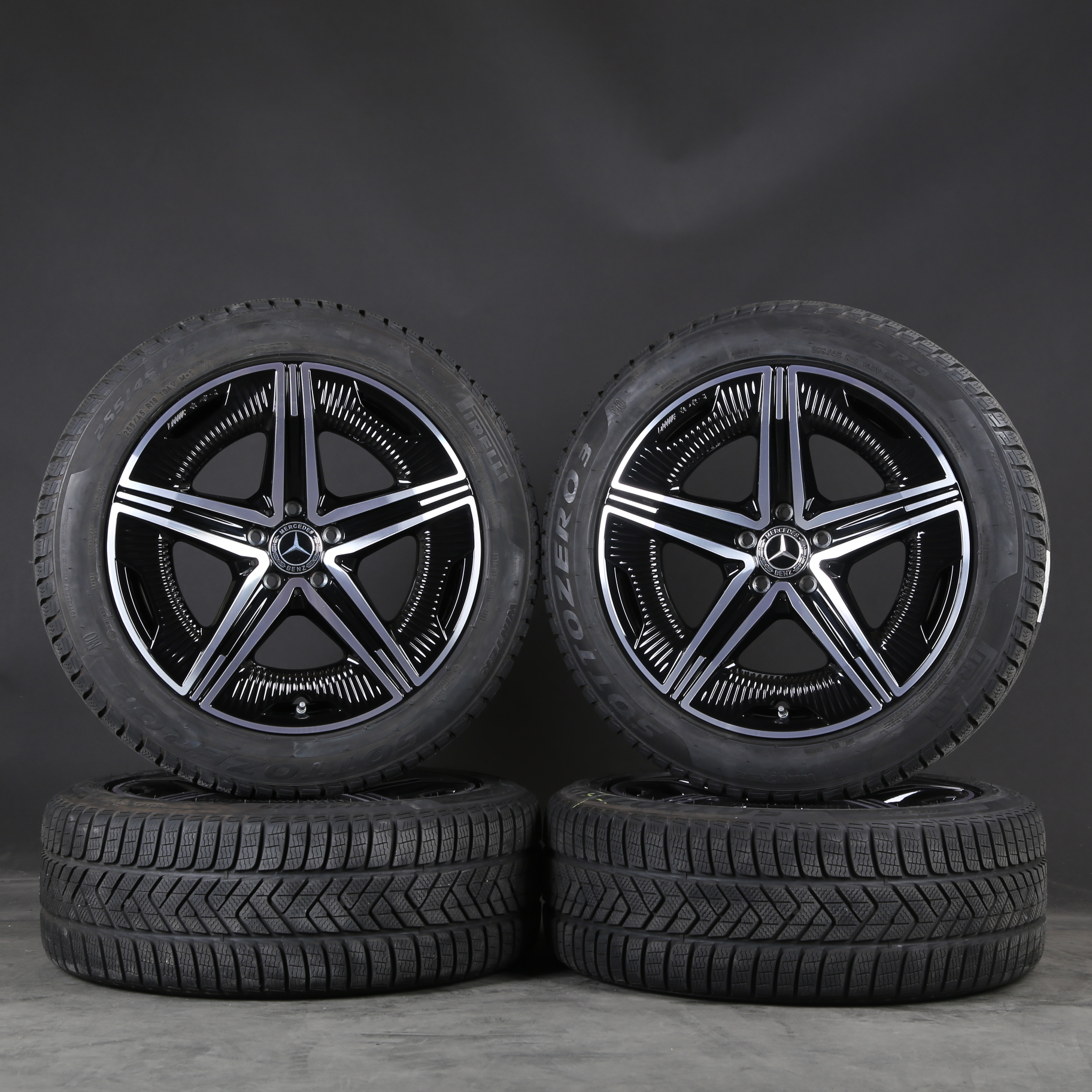 Llantas de invierno originales de 19 pulgadas Mercedes EQE V295 A2954012200 Neumáticos de invierno