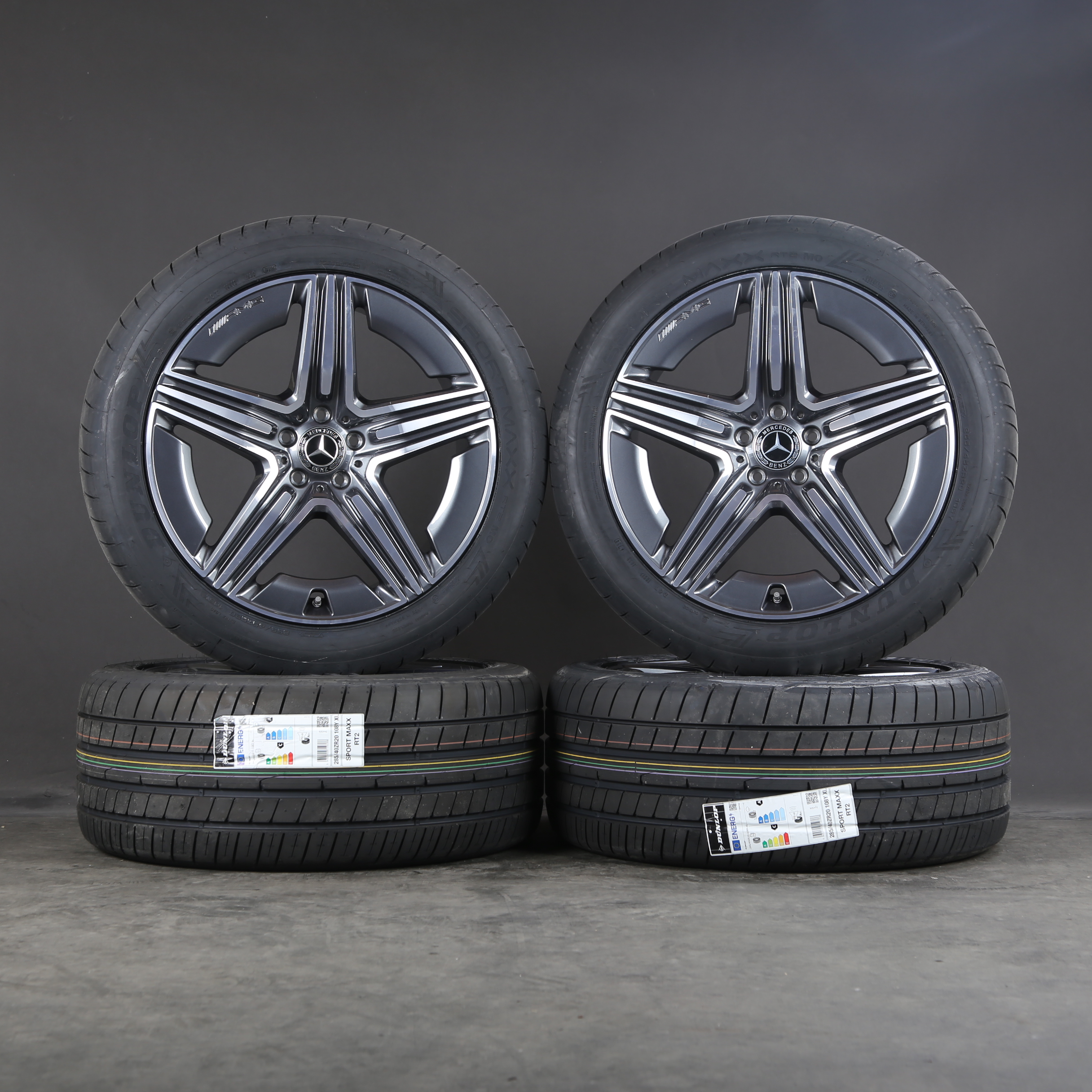 Llantas de verano de 20 pulgadas originales Mercedes GLC X254 C254 AMG A2544010700 neumáticos de verano