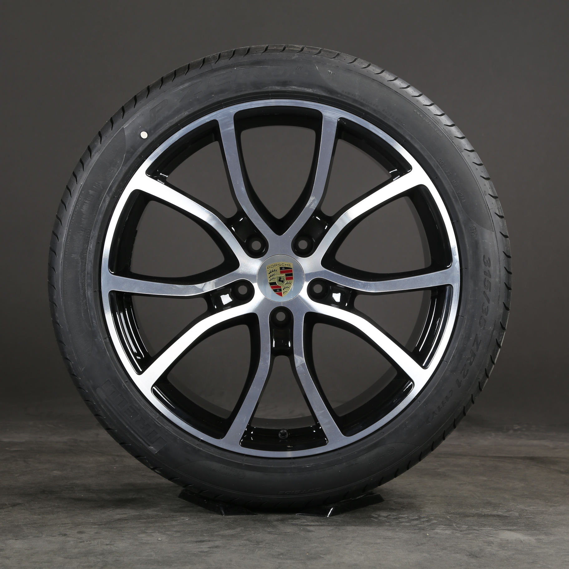 21 pouces roues d'été originales Porsche Cayenne 9Y Exclusive Design 9Y0601025BH NEUF