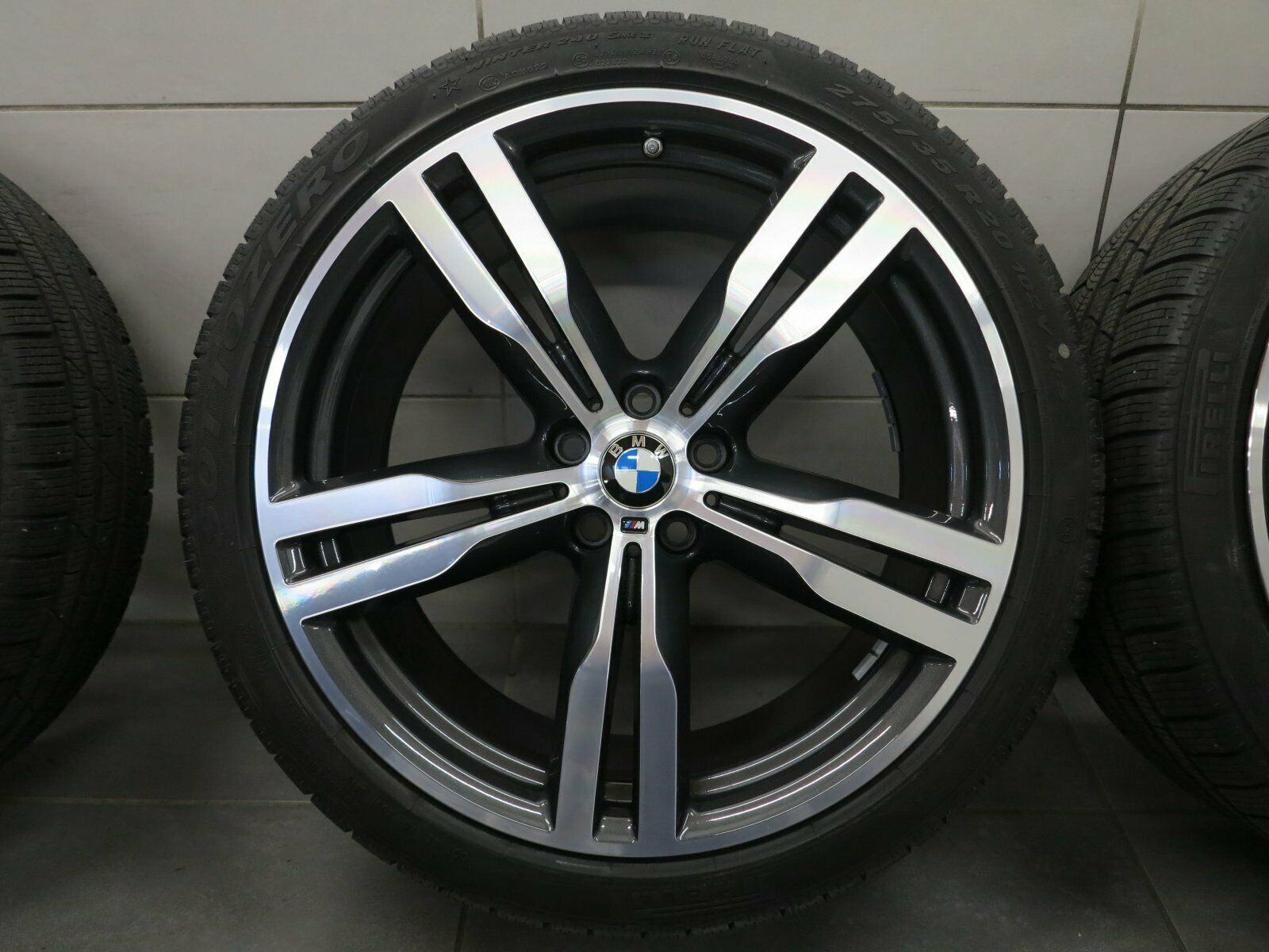 20 pouces roues d'hiver d'origine BMW Série 6 GT G32 Série 7 G11 G12 Styling M648 7850581