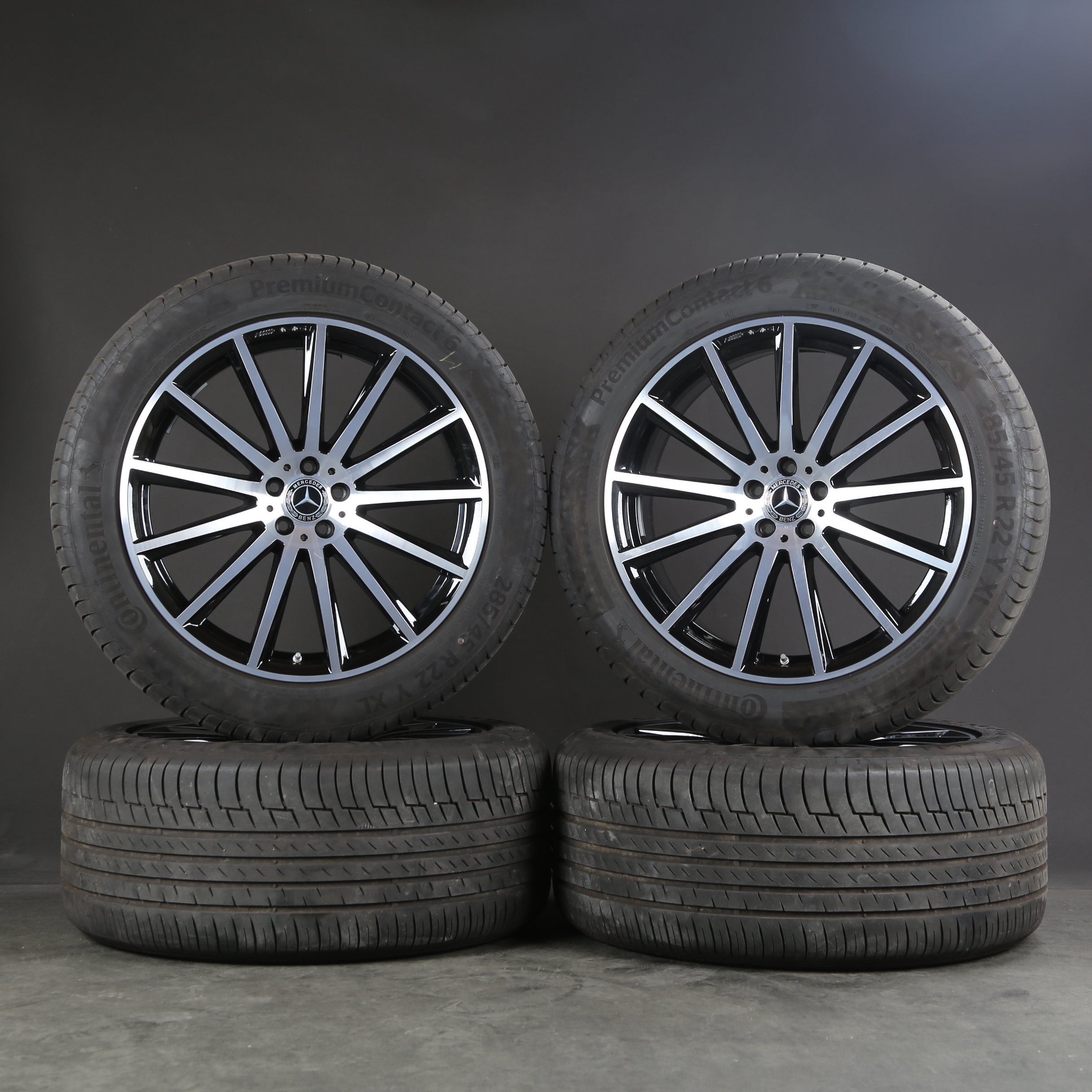 Llantas de verano originales de 22 pulgadas AMG Mercedes GLS X167 A1674017500 Neumáticos de verano