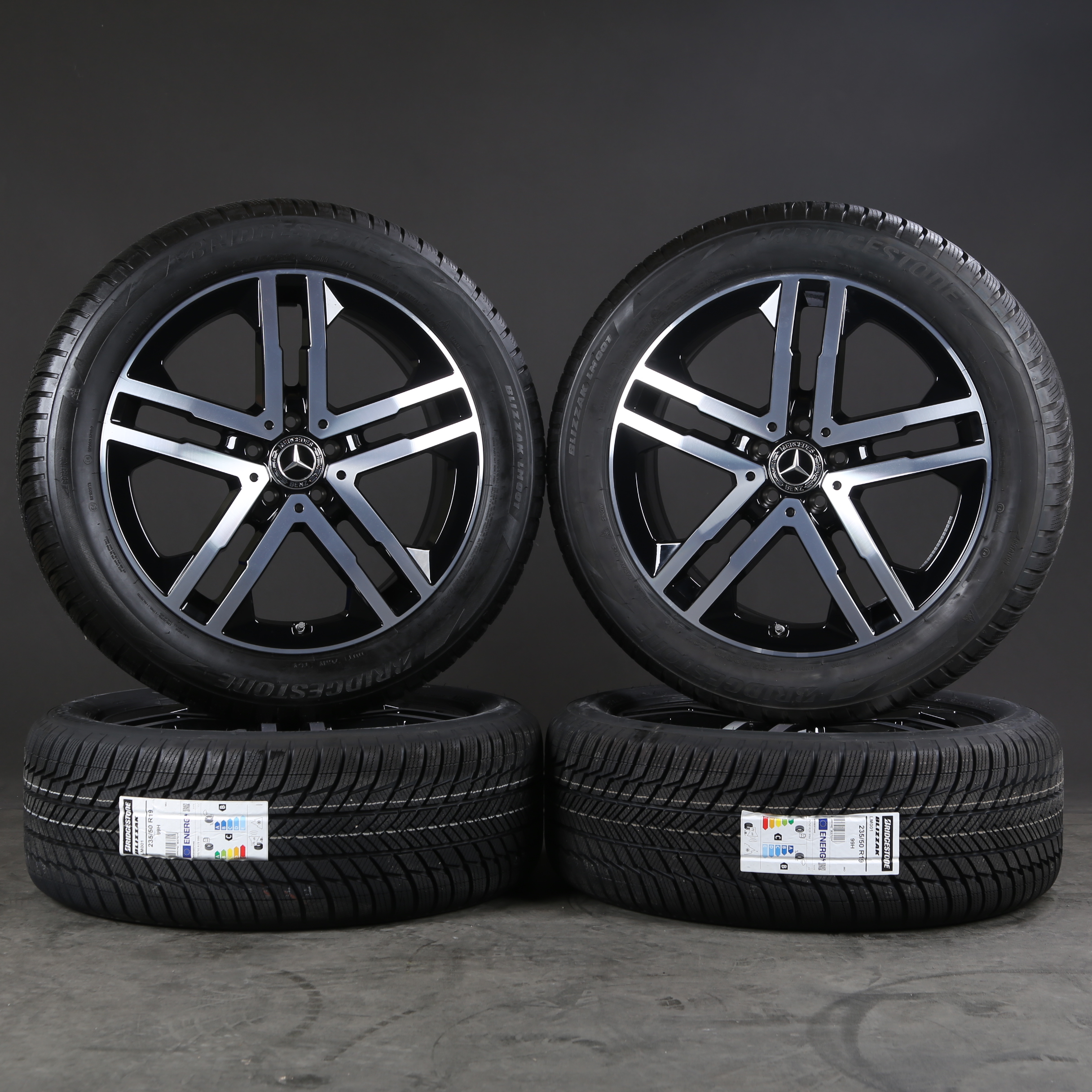 19 pouces roues d'hiver d'origine Mercedes GLB X247 GLA H247 A2474013900 pneus d'hiver