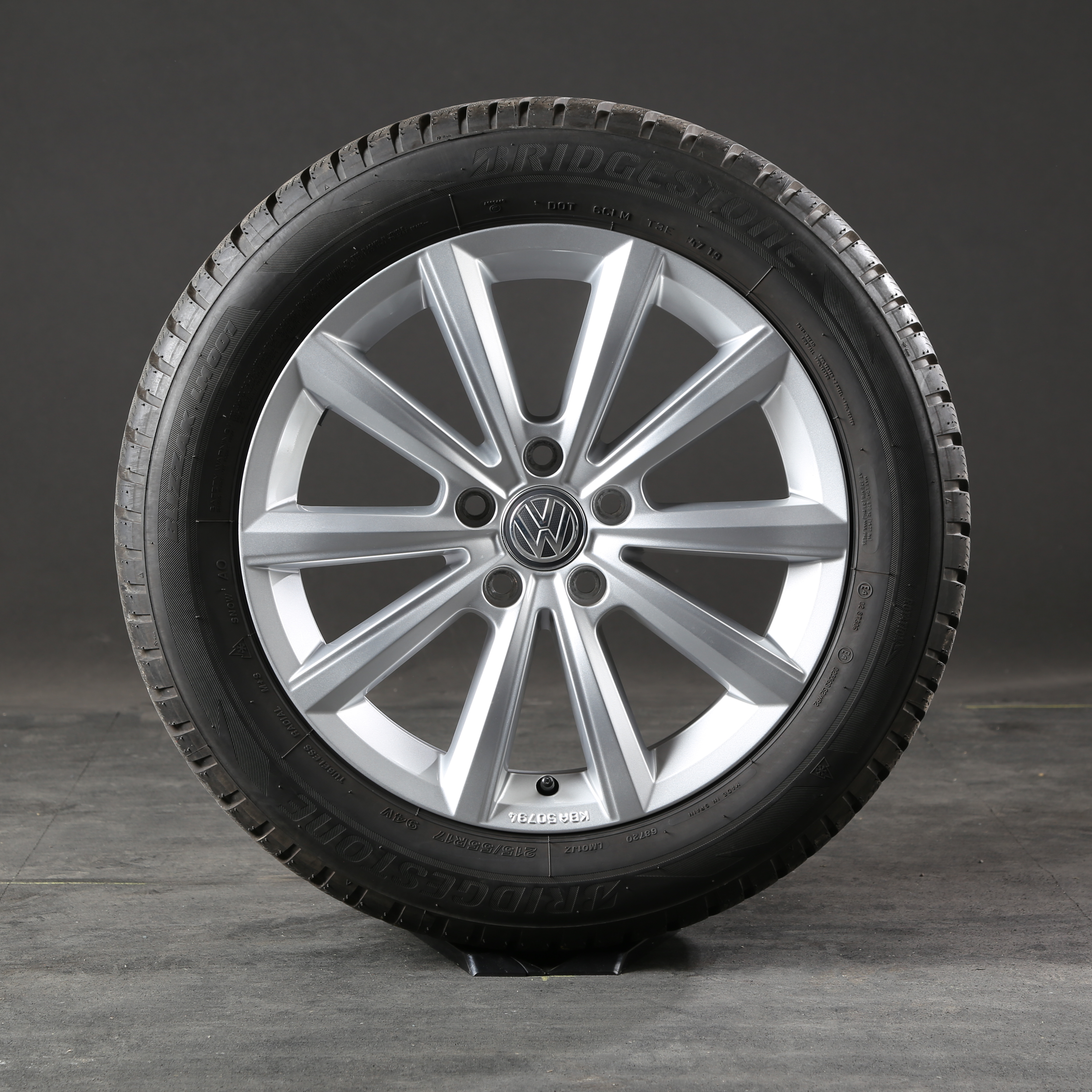 17 pouces roues d'hiver d'origine VW T-Roc 2GA601025M Merano jantes en aluminium