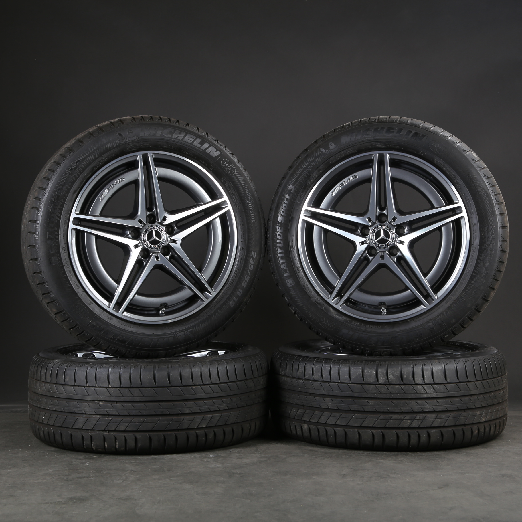 19 pouces roues d'été d'origine Mercedes EQC N293 A2934011400 AMG