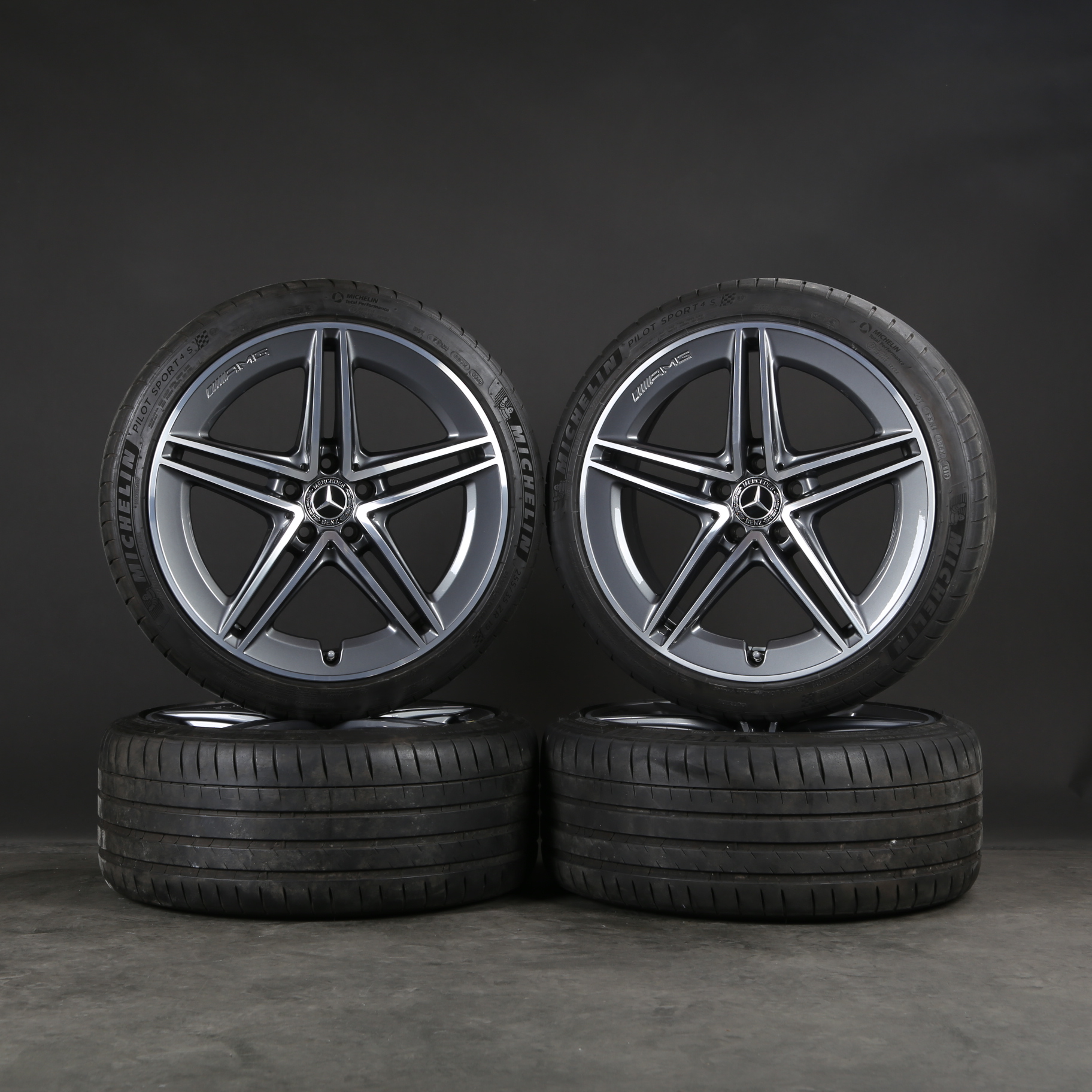 19-tommer originale sommerhjul Mercedes AMG CLA45 S C118 X118 A1774012200