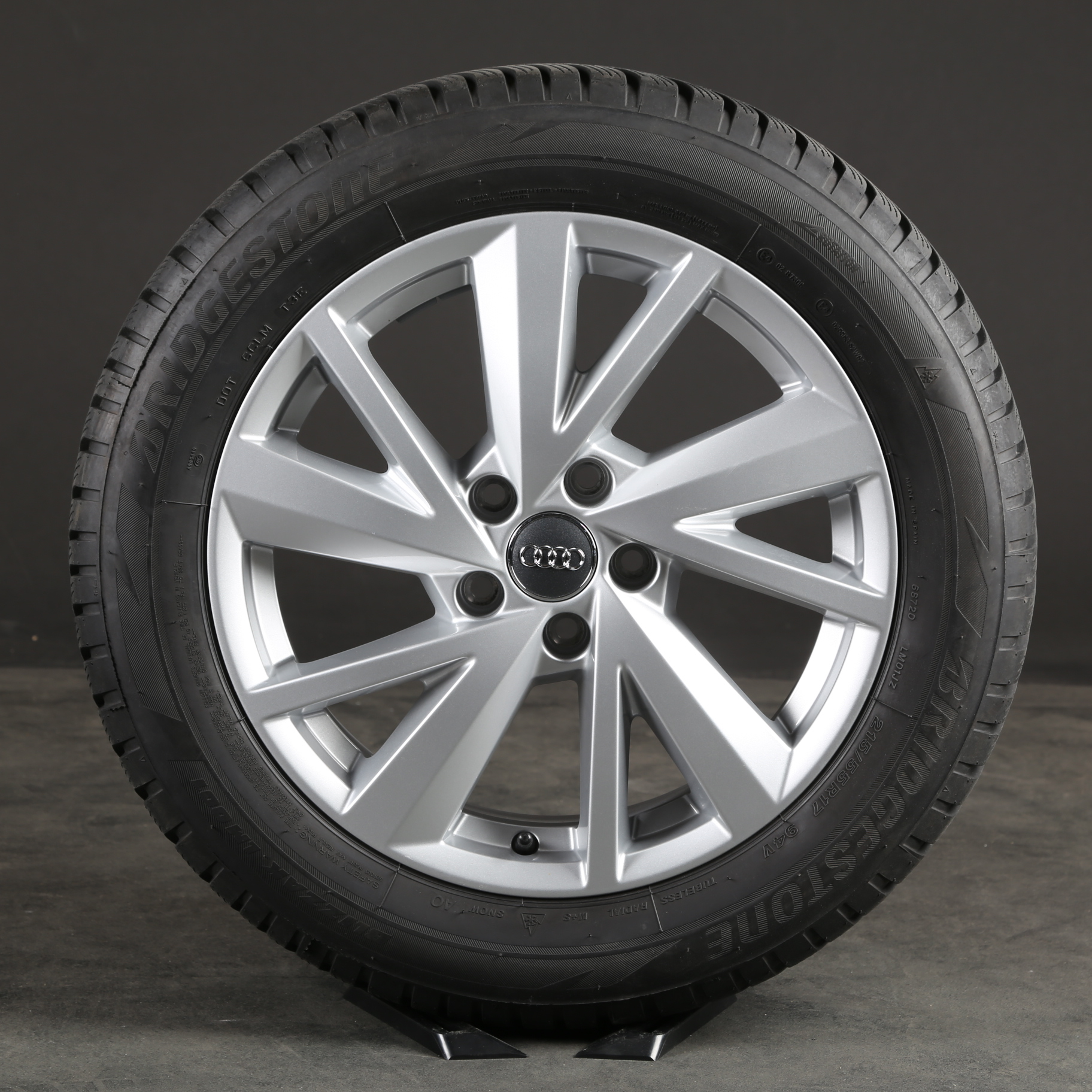 17 pouces roues d'hiver d'origine Audi Q2 GA GAB S-Line 81A601025C pneus d'hiver