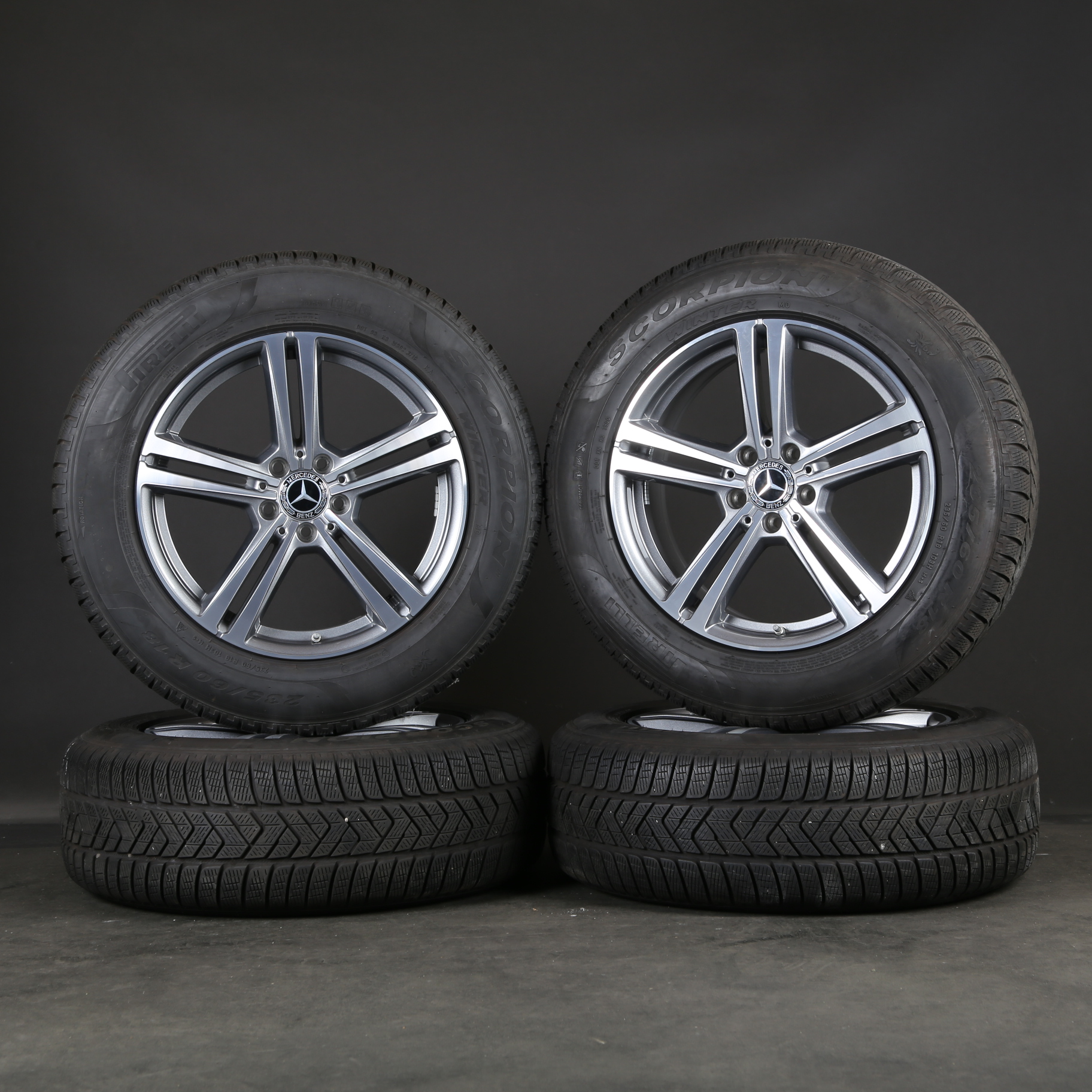 18 pouces roues d'hiver d'origine Mercedes GLC X253 C253 A2534014500 pneus d'hiver