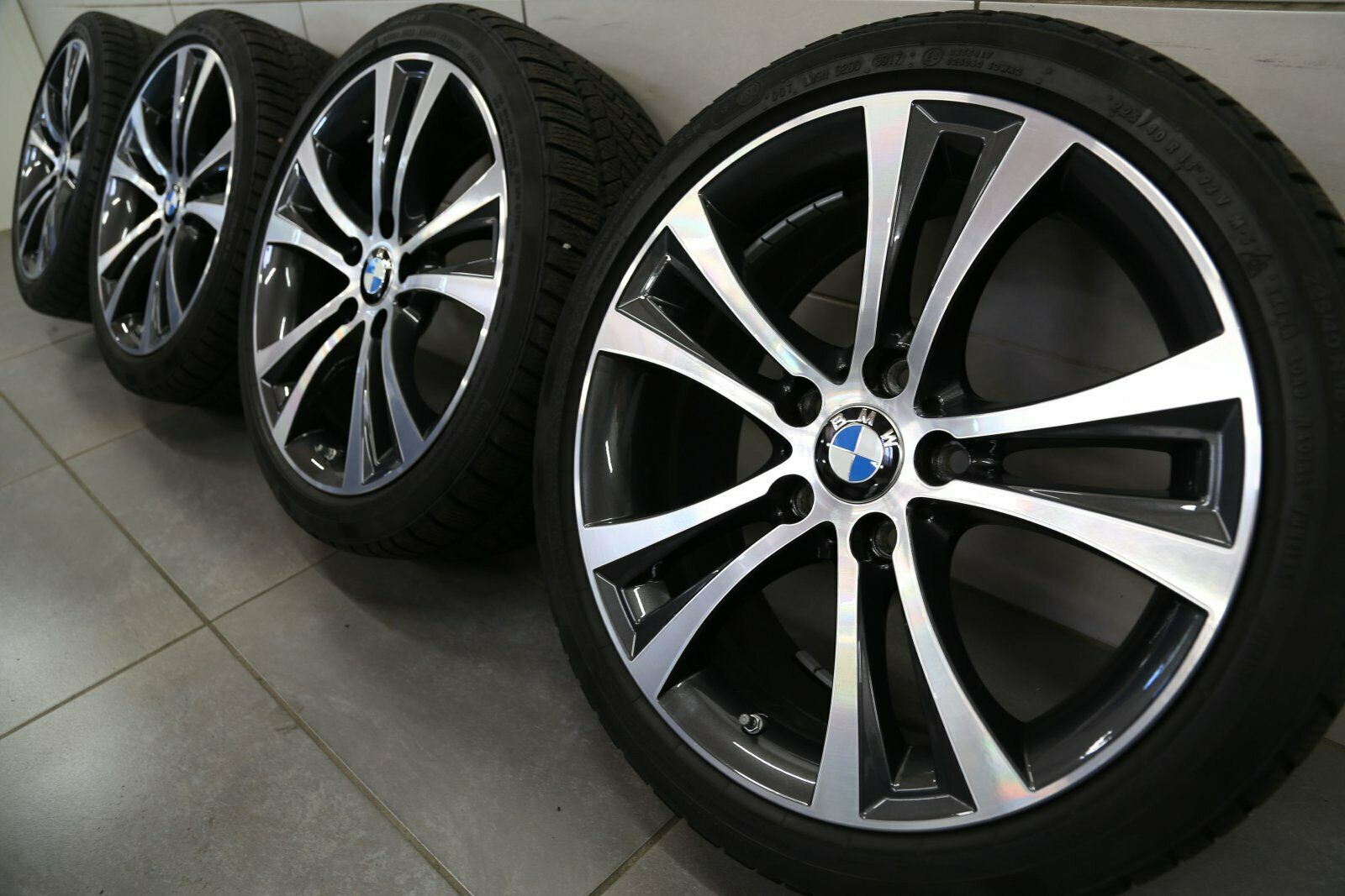 18 pouces roues d'hiver d'origine BMW Série 1 F20 F21 Série 2 F22 F23 6796210 Jantes 384