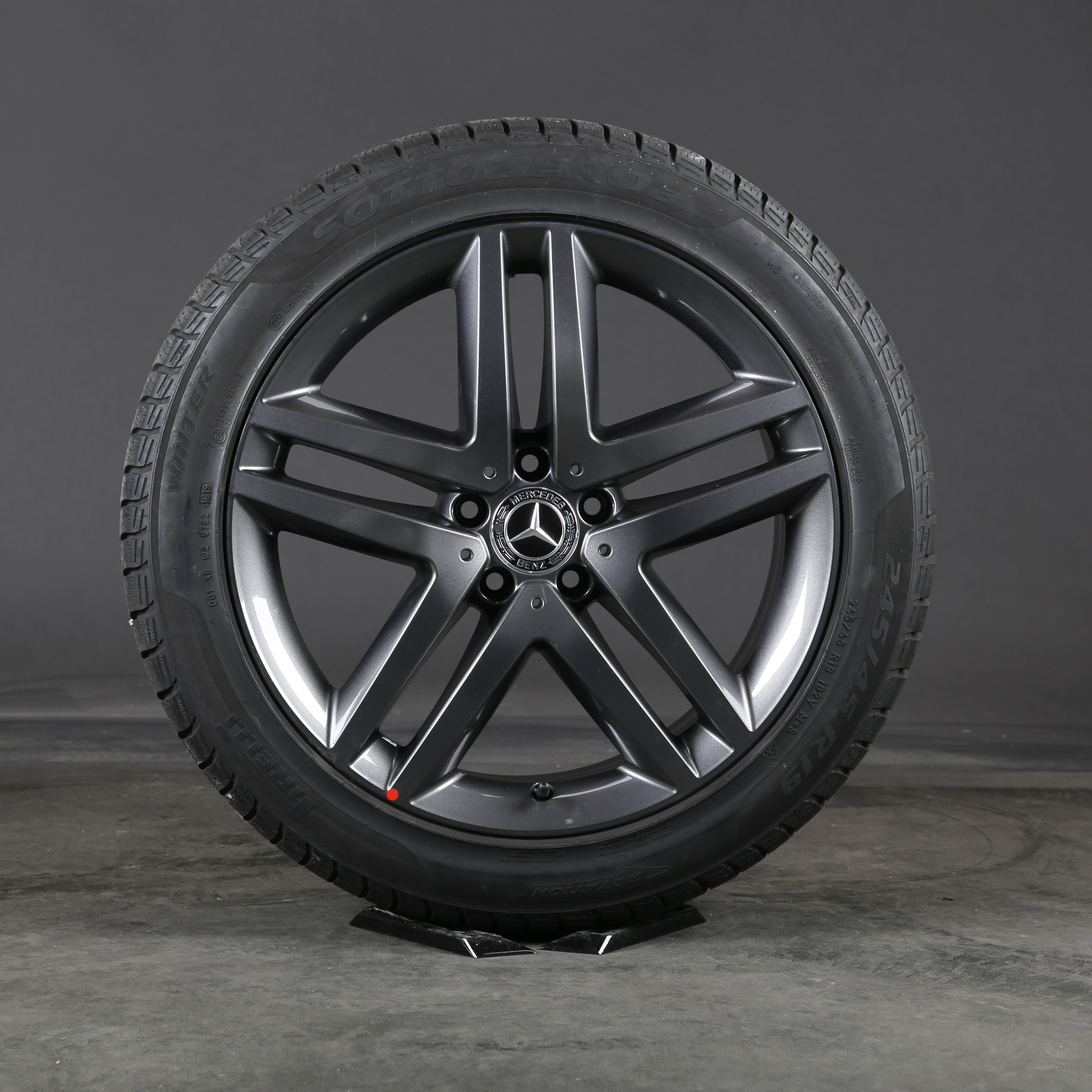 19 pouces roues d'hiver d'origine Mercedes Classe V W447 A4474011500 pneus d'hiver