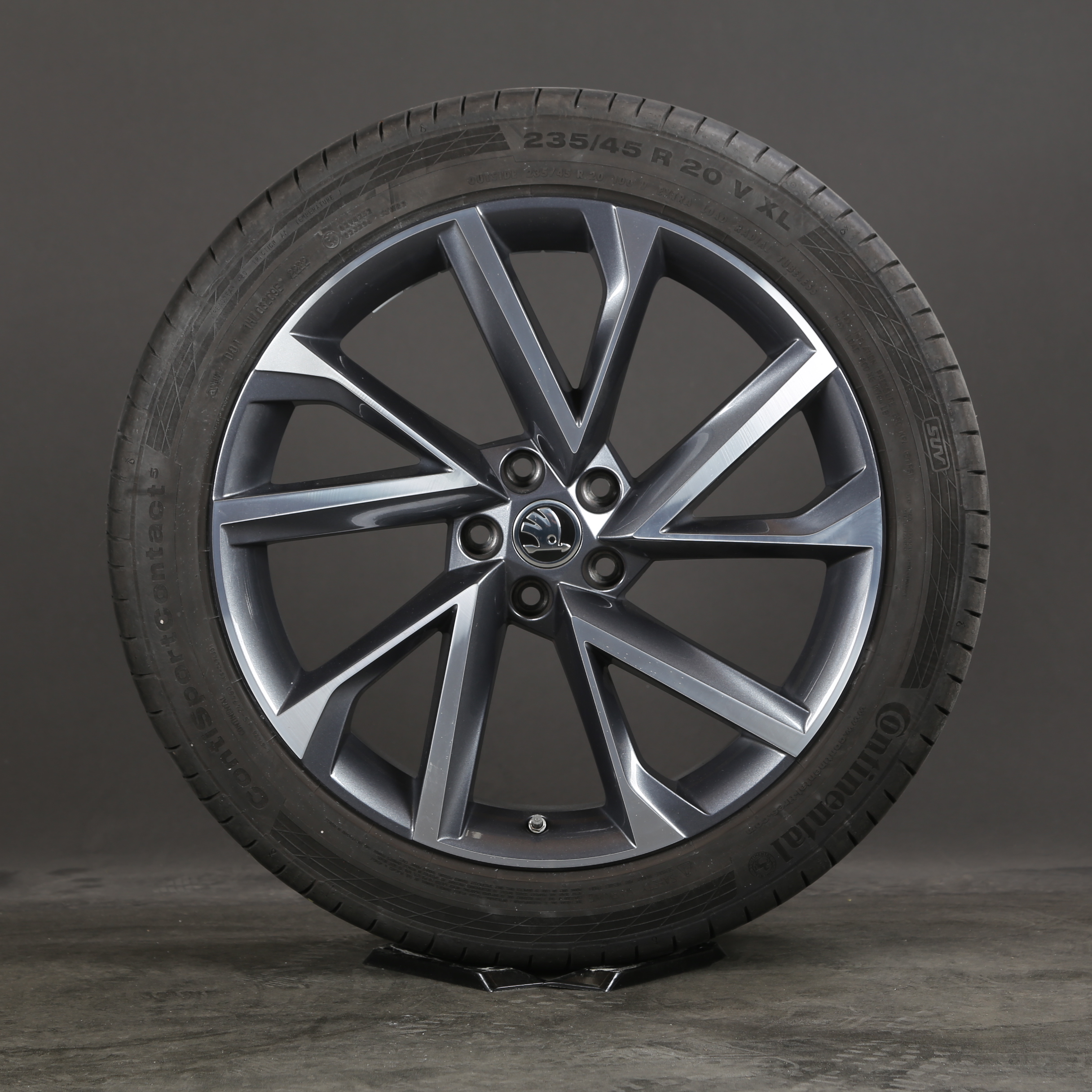 20 inch original Skoda Kodiaq NS7 summer wheels 565601025P summer tires