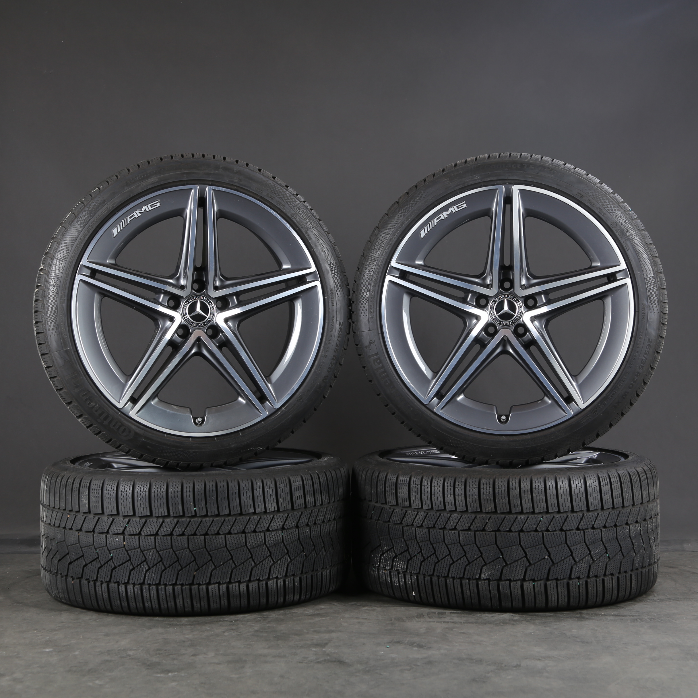 20 pouces roues d'hiver d'origine Mercedes AMG E63 S W213 A2134017100 pneus d'hiver