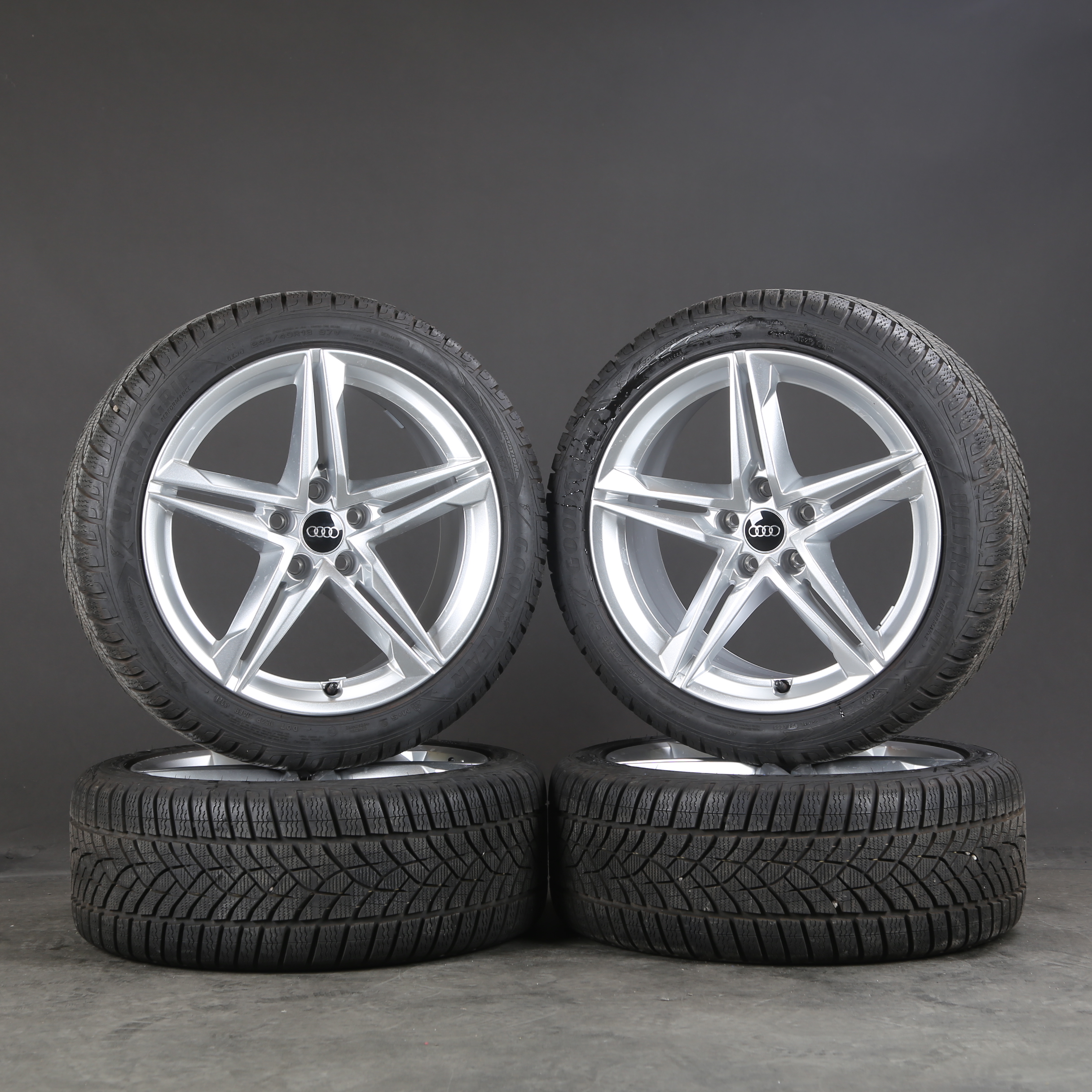 18 inch winter wheels original Audi A4 S4 8W B9 8W0601025EC winter tires