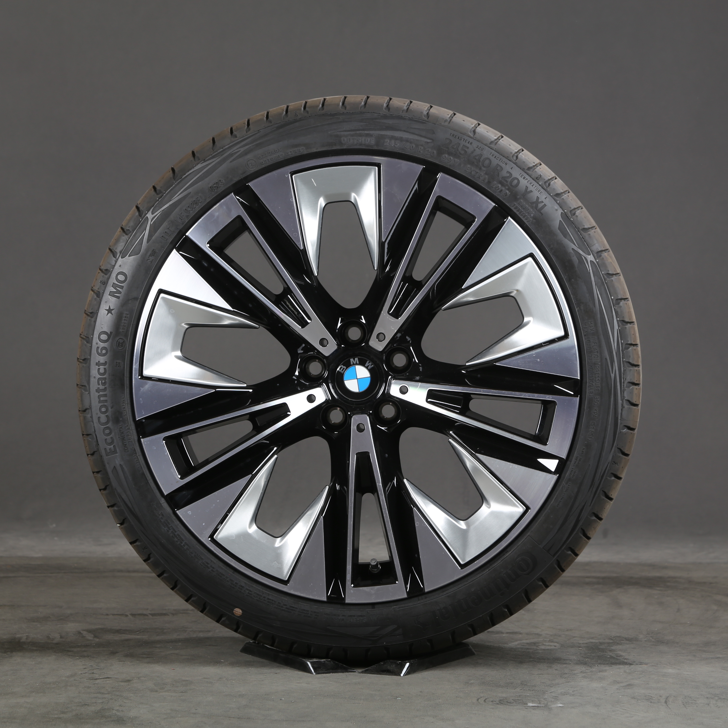 20 pouces roues d'été d'origine BMW Série 5 i5 G60 G61 5A324E4 5A324E5 937 Pneus d'été