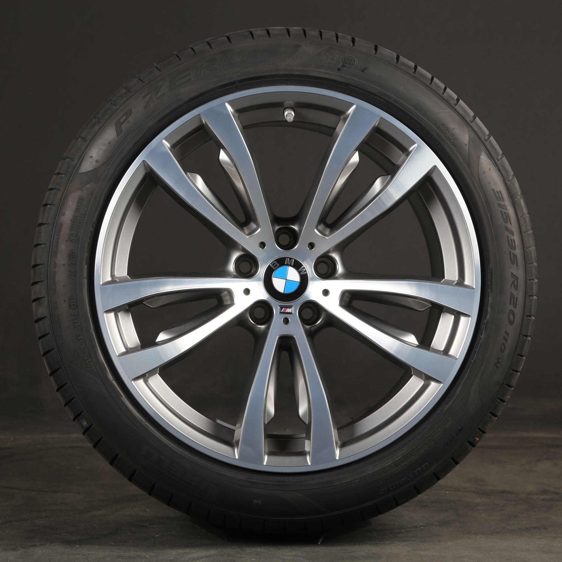 20 pouces original BMW X5 F15 X6 F16 roues d'été M469 7846790 469M pneus d'été