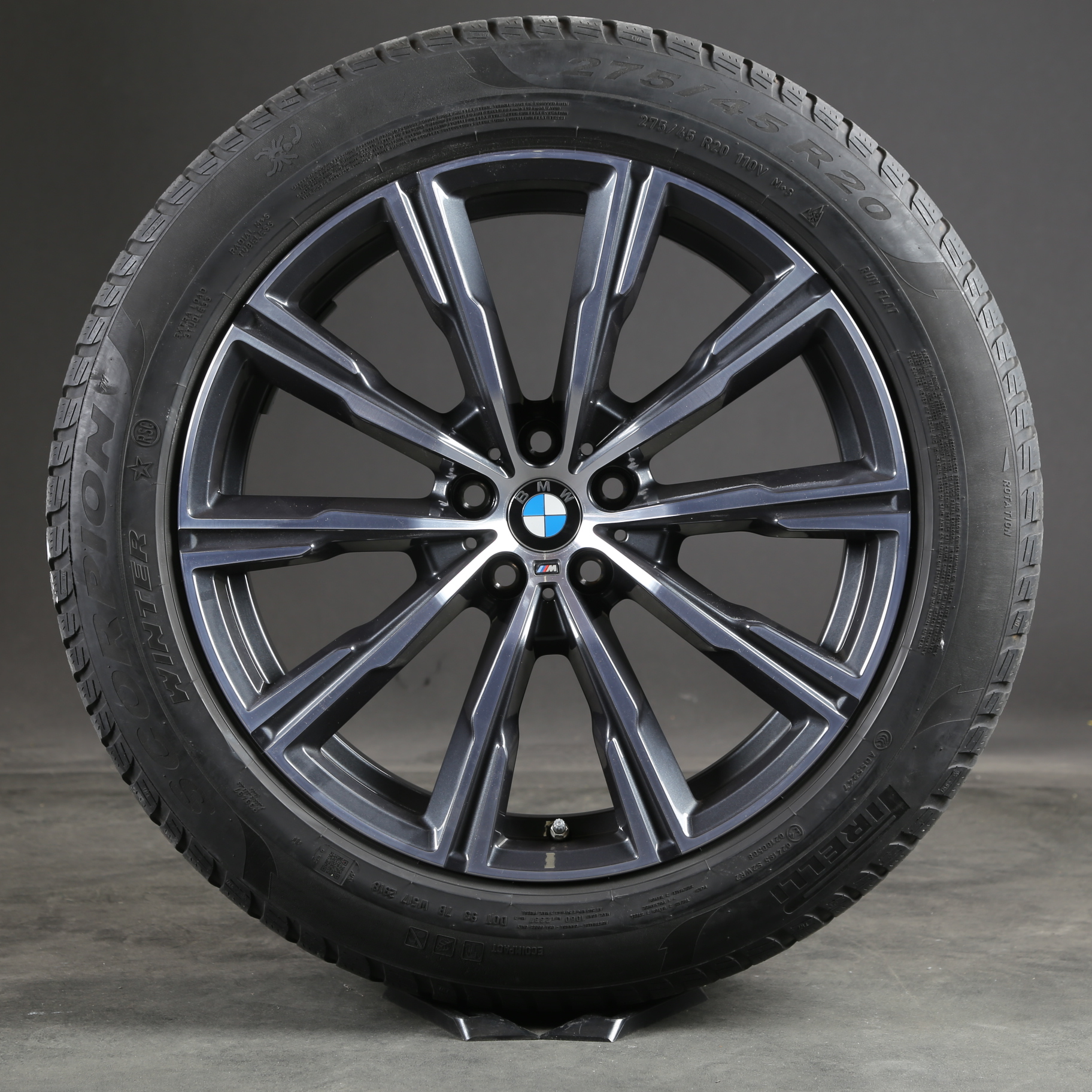 20 pouces roues d'hiver d'origine BMW X6 X5 G05 G06 M740 8071996 740M pneus d'hiver